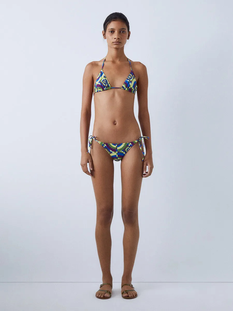 Geo Blue Deia Bikini Top sold by Gimaguas product image thumbnail 2