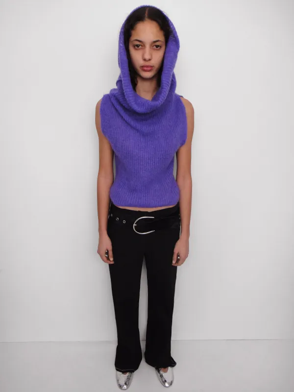 Baserange Mye Wrap Top in Nimbus Purple | Parallel
