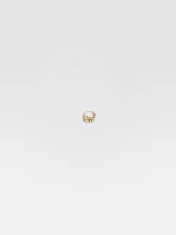 Palm Gold Ring made by Gimaguas