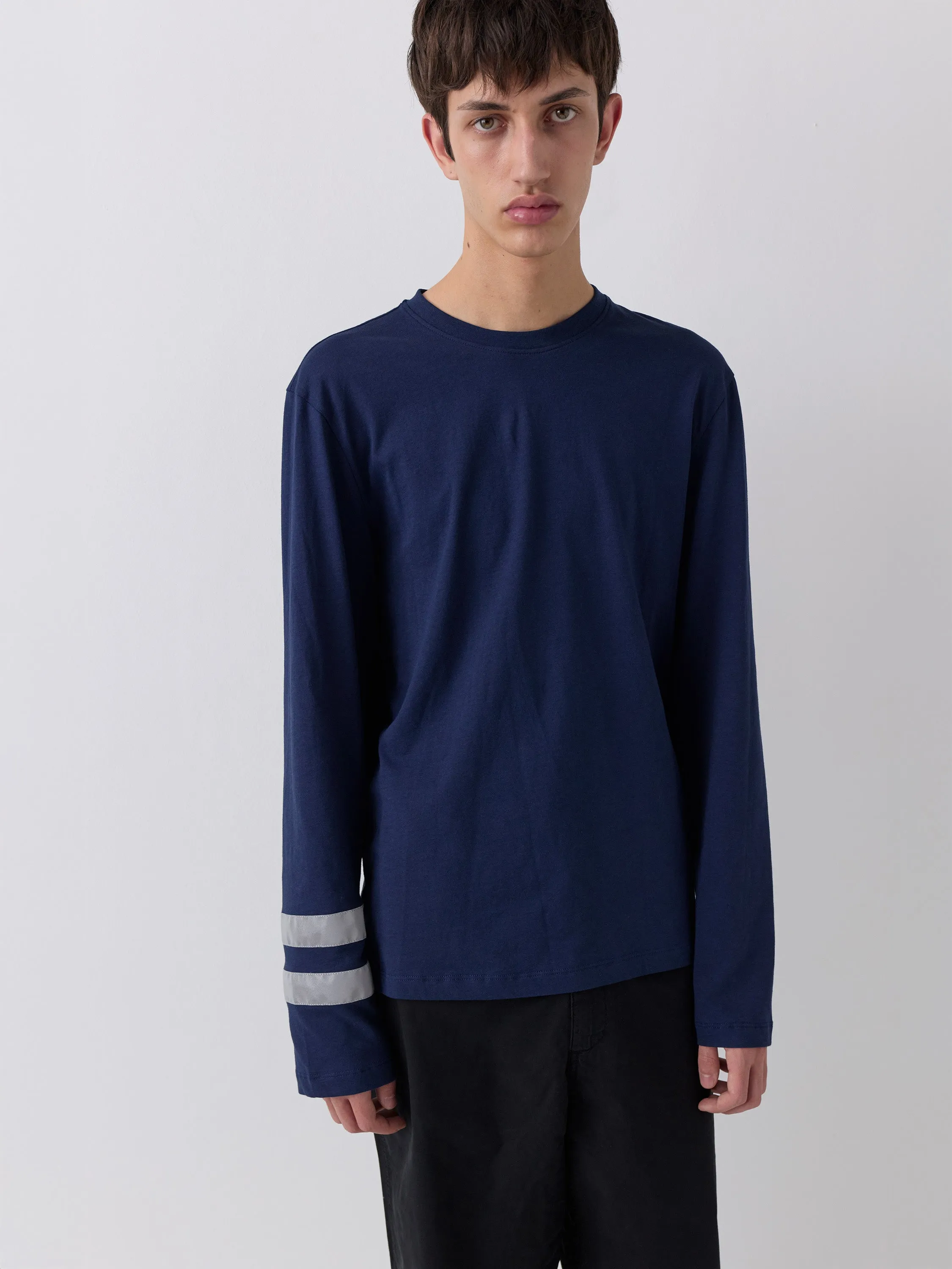 STRIPE LS T-SHIRT NAVY sold by Gimaguas product image thumbnail 3