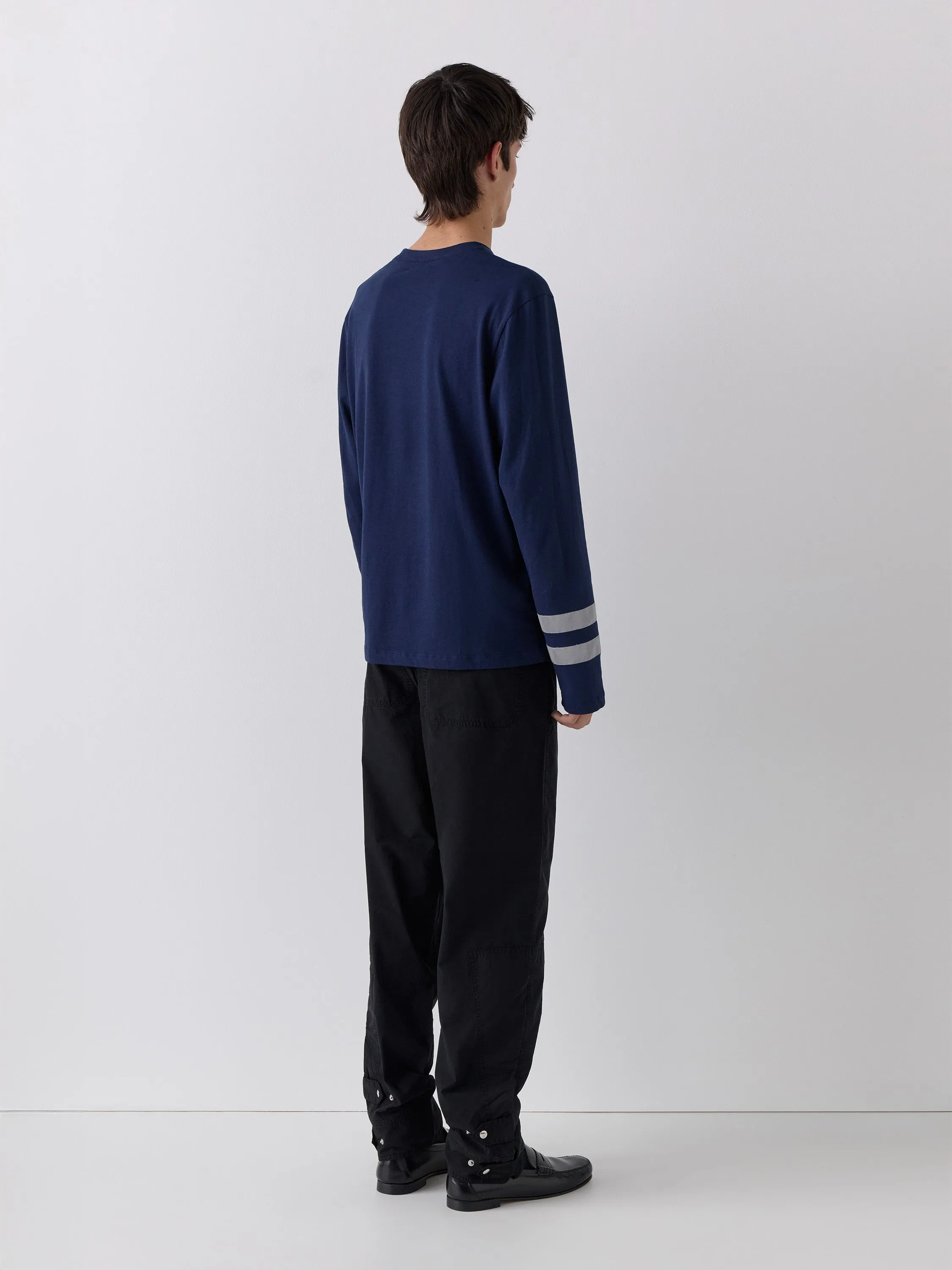 STRIPE LS T-SHIRT NAVY sold by Gimaguas product image thumbnail 5