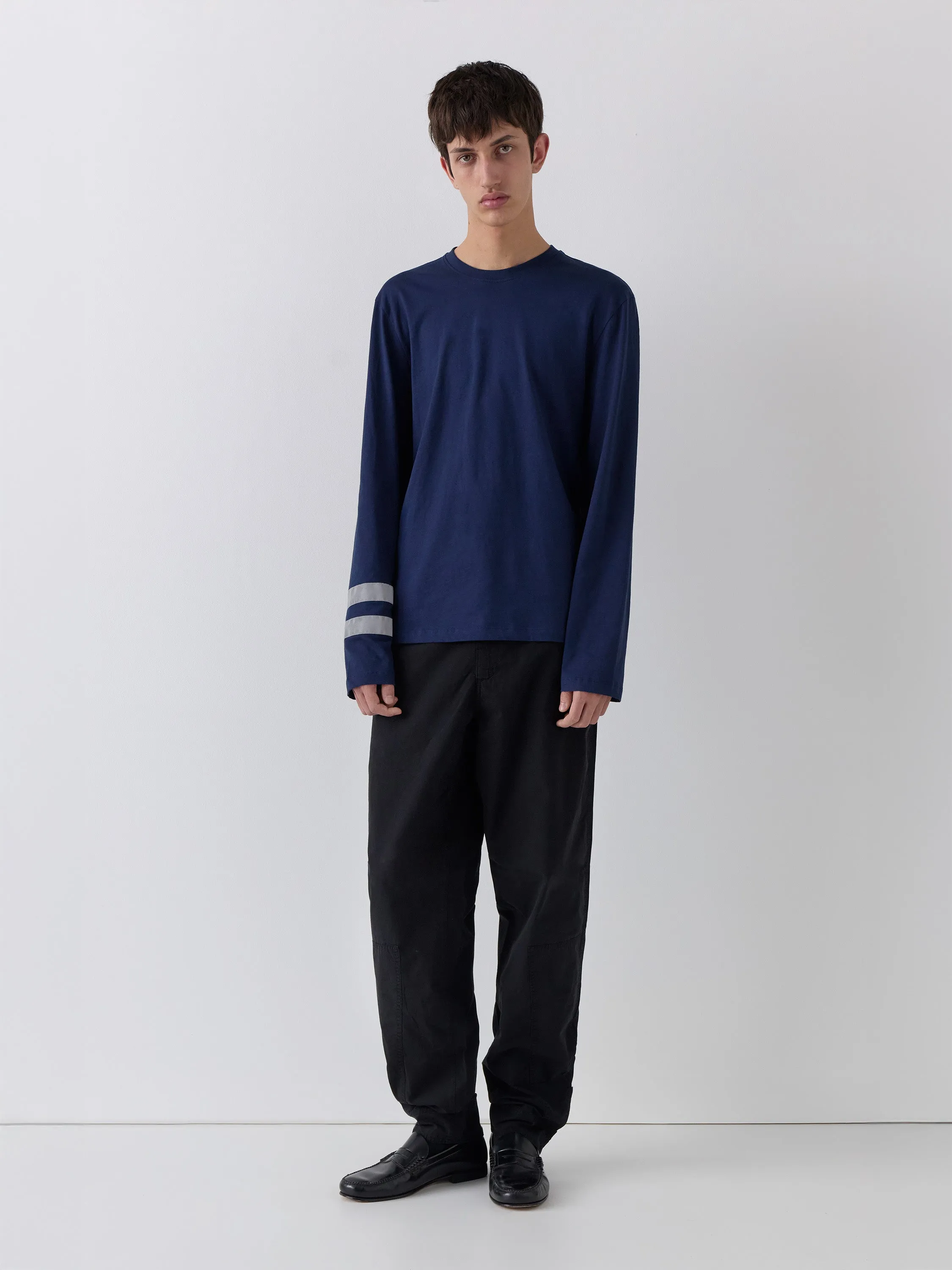 STRIPE LS T-SHIRT NAVY sold by Gimaguas product image thumbnail 2