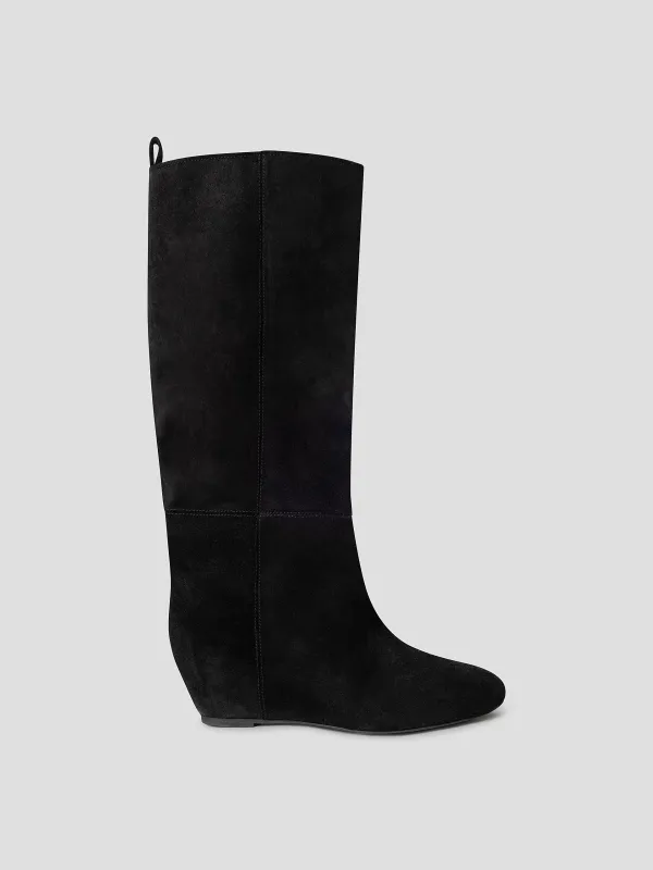 Wedge Suede Boot made by Gimaguas