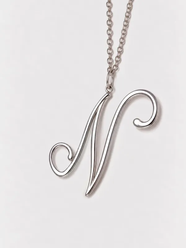 N Necklace made by Gimaguas