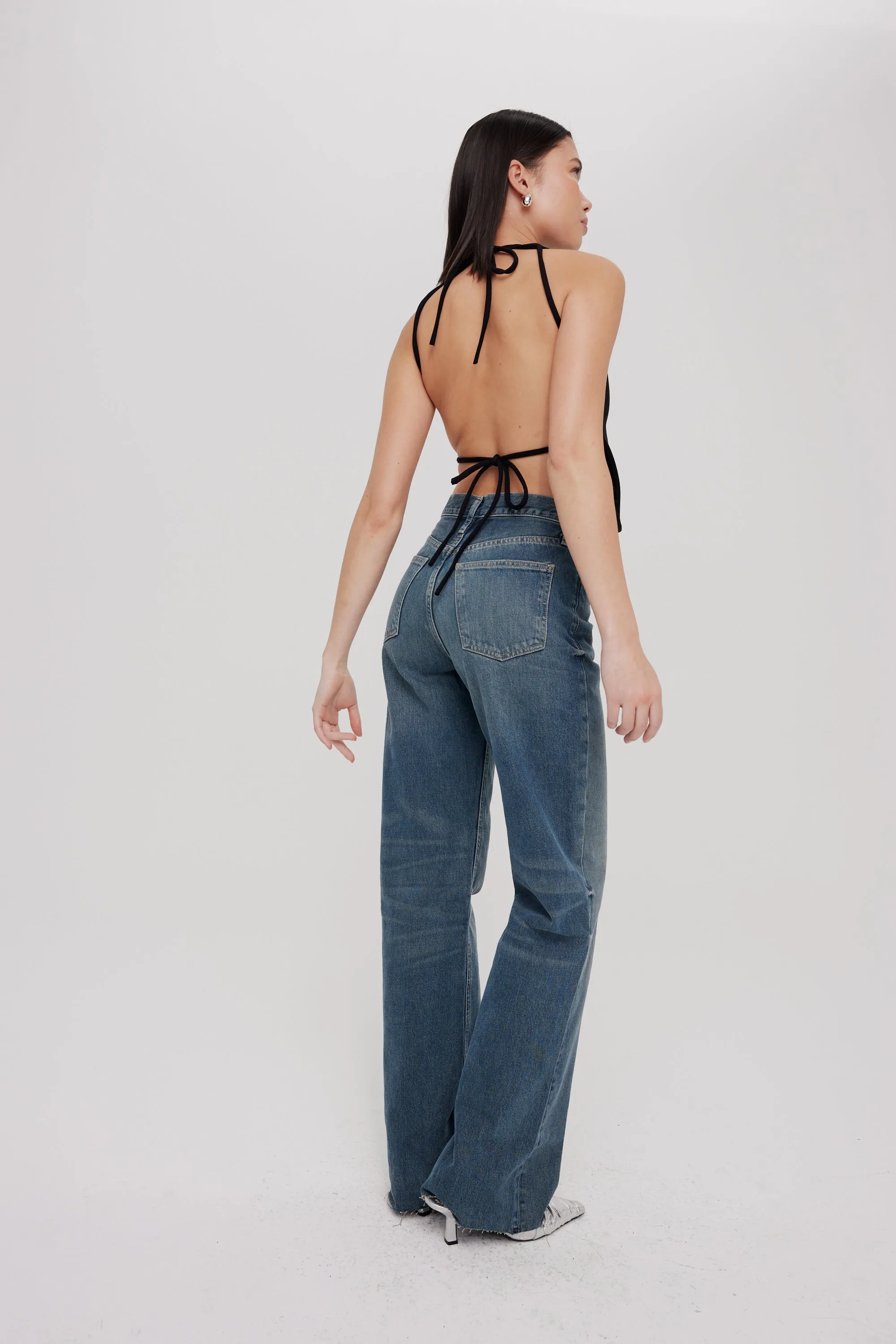 Backless Tie Top | Black sold by With Consideration product image thumbnail 3