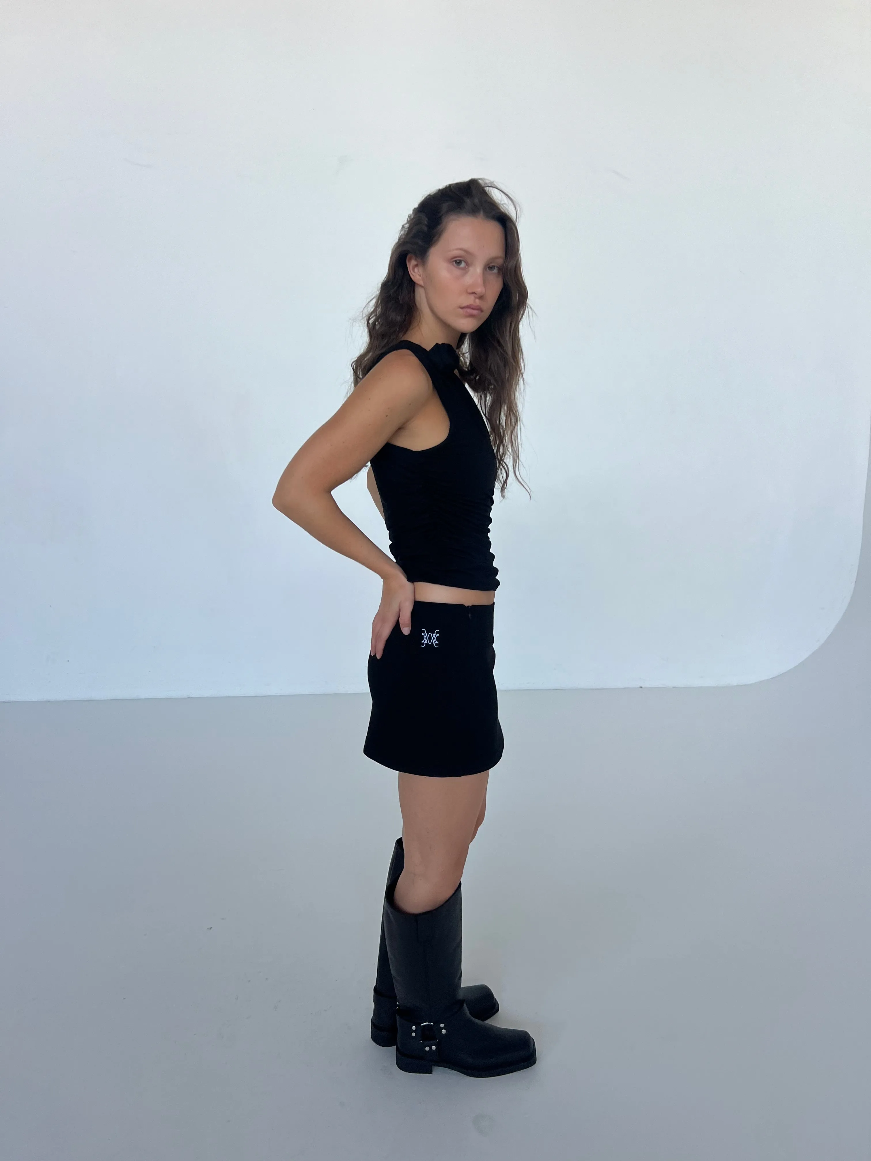 Reworked: Rose One Shoulder Top sold by With Consideration