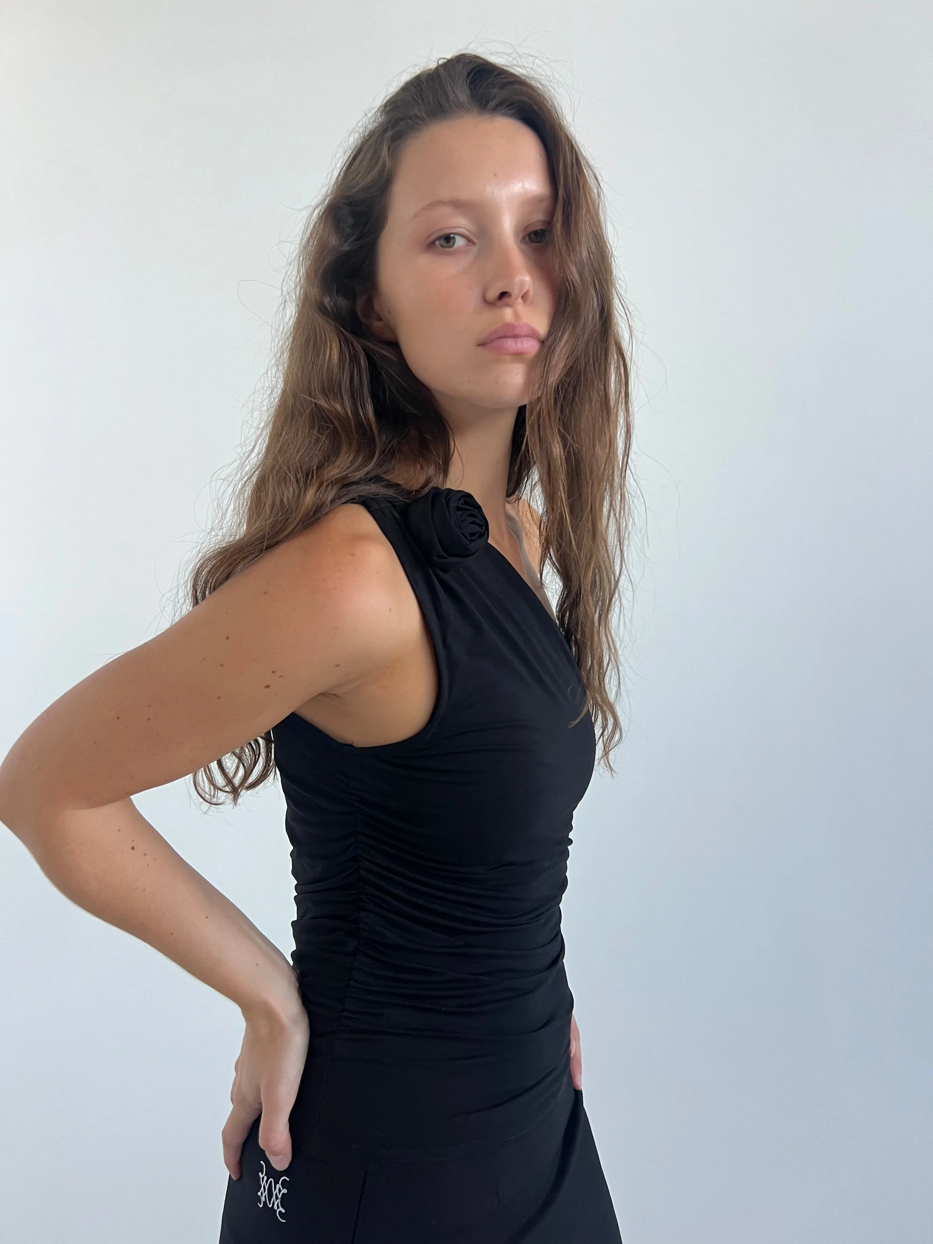 Reworked: Rose One Shoulder Top sold by With Consideration product image thumbnail 4