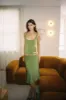 Bias Cut Midi Skirt | Moss sold by With Consideration