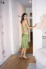Bias Cut Midi Skirt | Moss sold by With Consideration