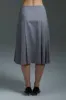 pleated midi skirt - slate sold by With Consideration