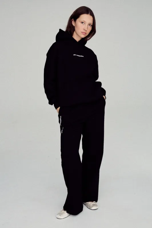 signature hoodie - black sold by With Consideration