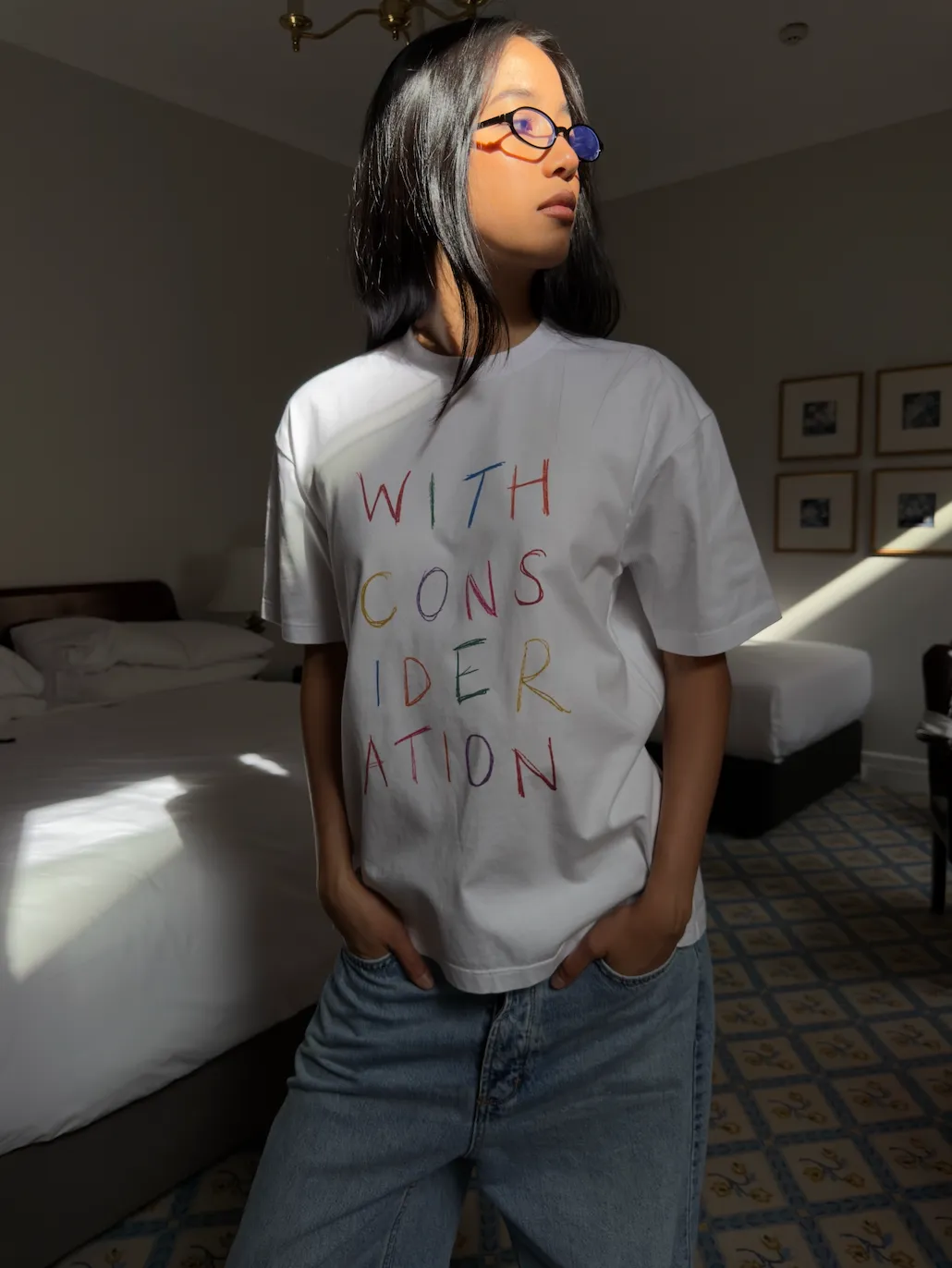 Handwritten Logo Tee sold by With Consideration