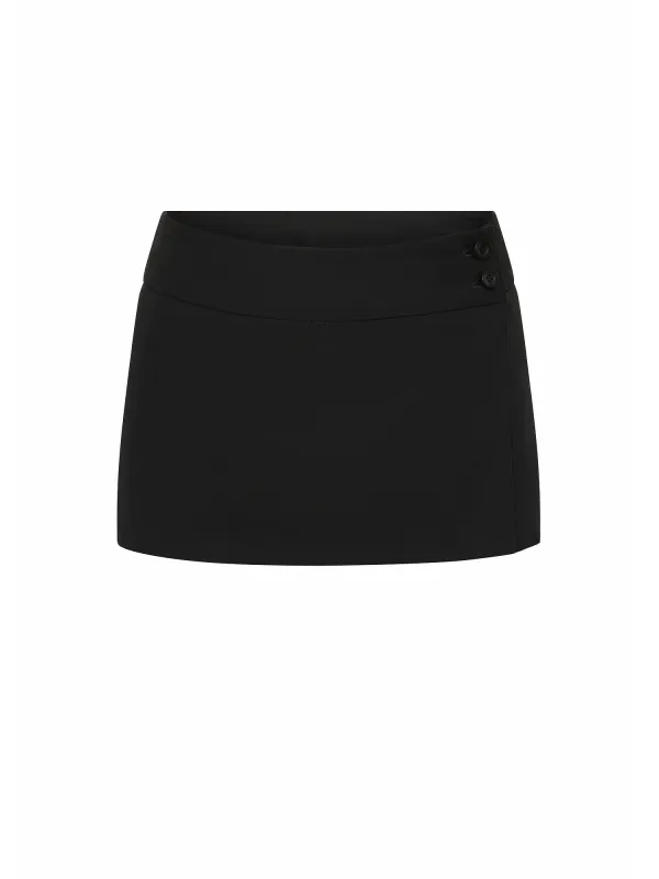 Trench Skort | Black sold by With Consideration