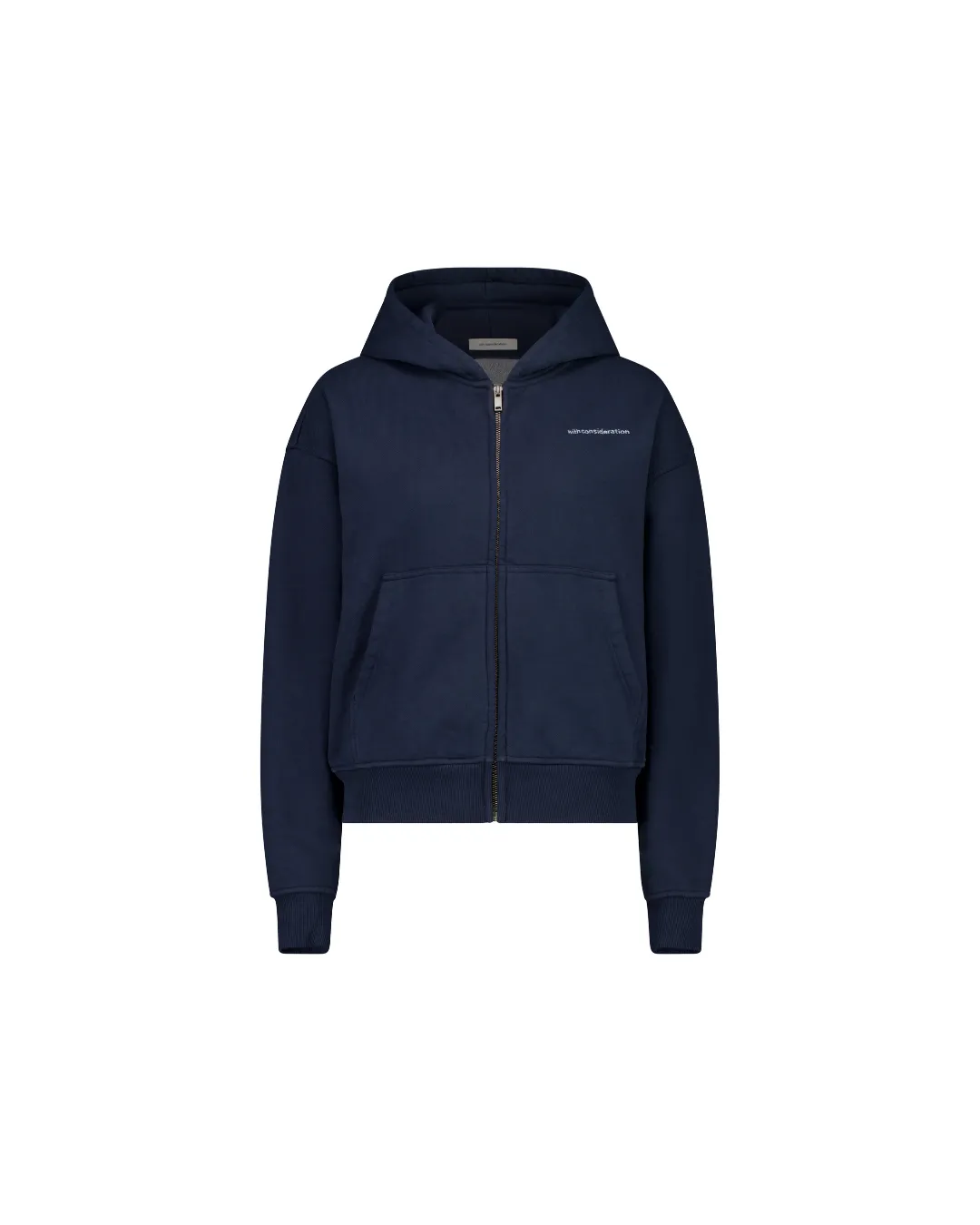 Fleece Zip Up Hoodie sold by With Consideration