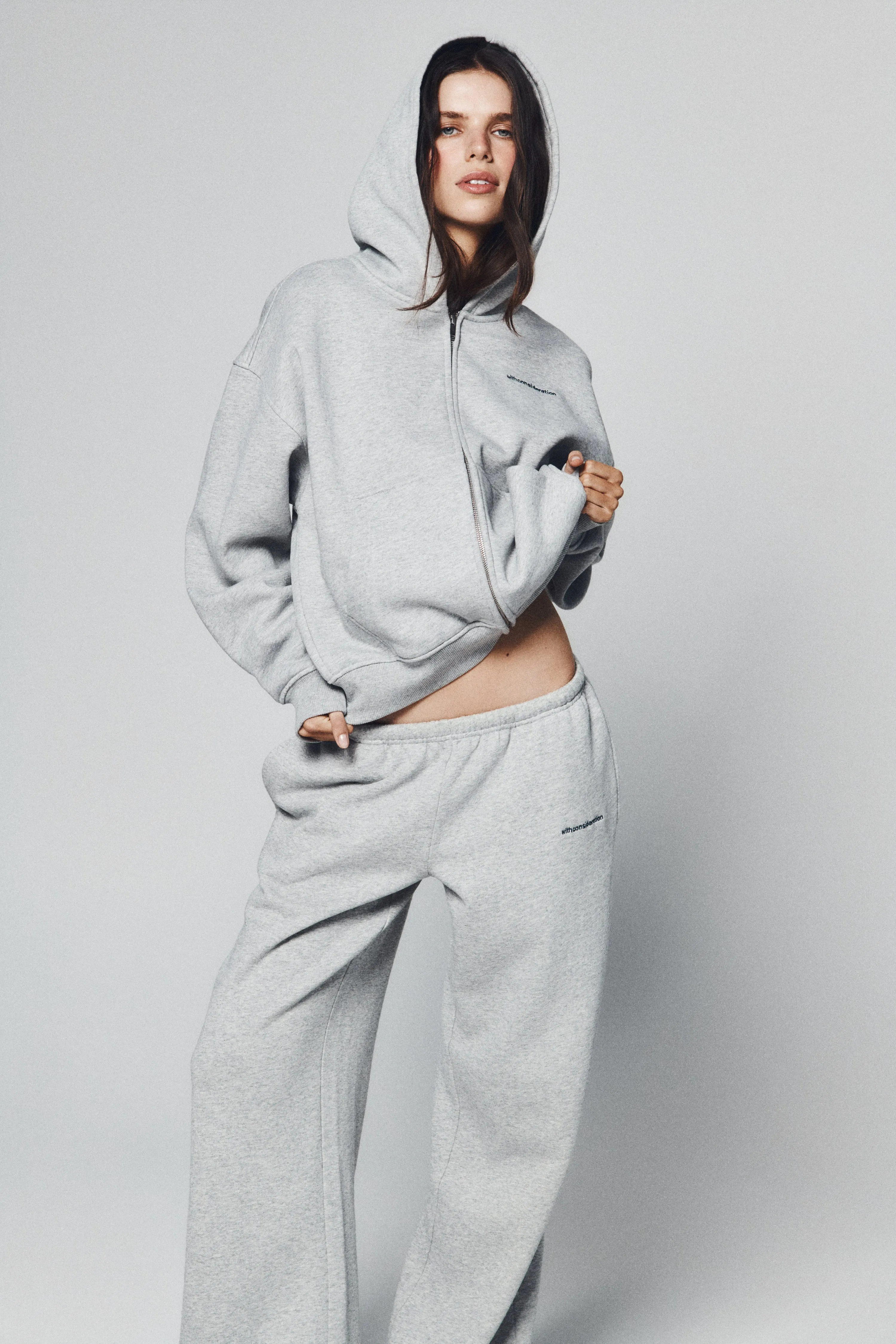 Fleece Zip Up Hoodie sold by With Consideration product image thumbnail 2