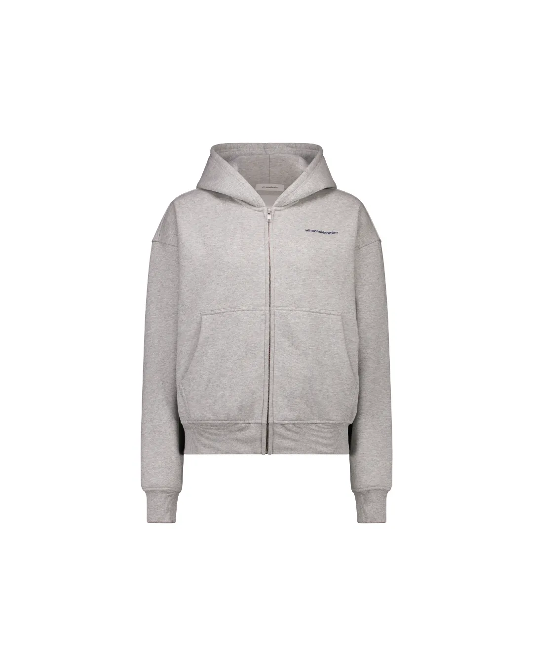 Fleece Zip Up Hoodie sold by With Consideration