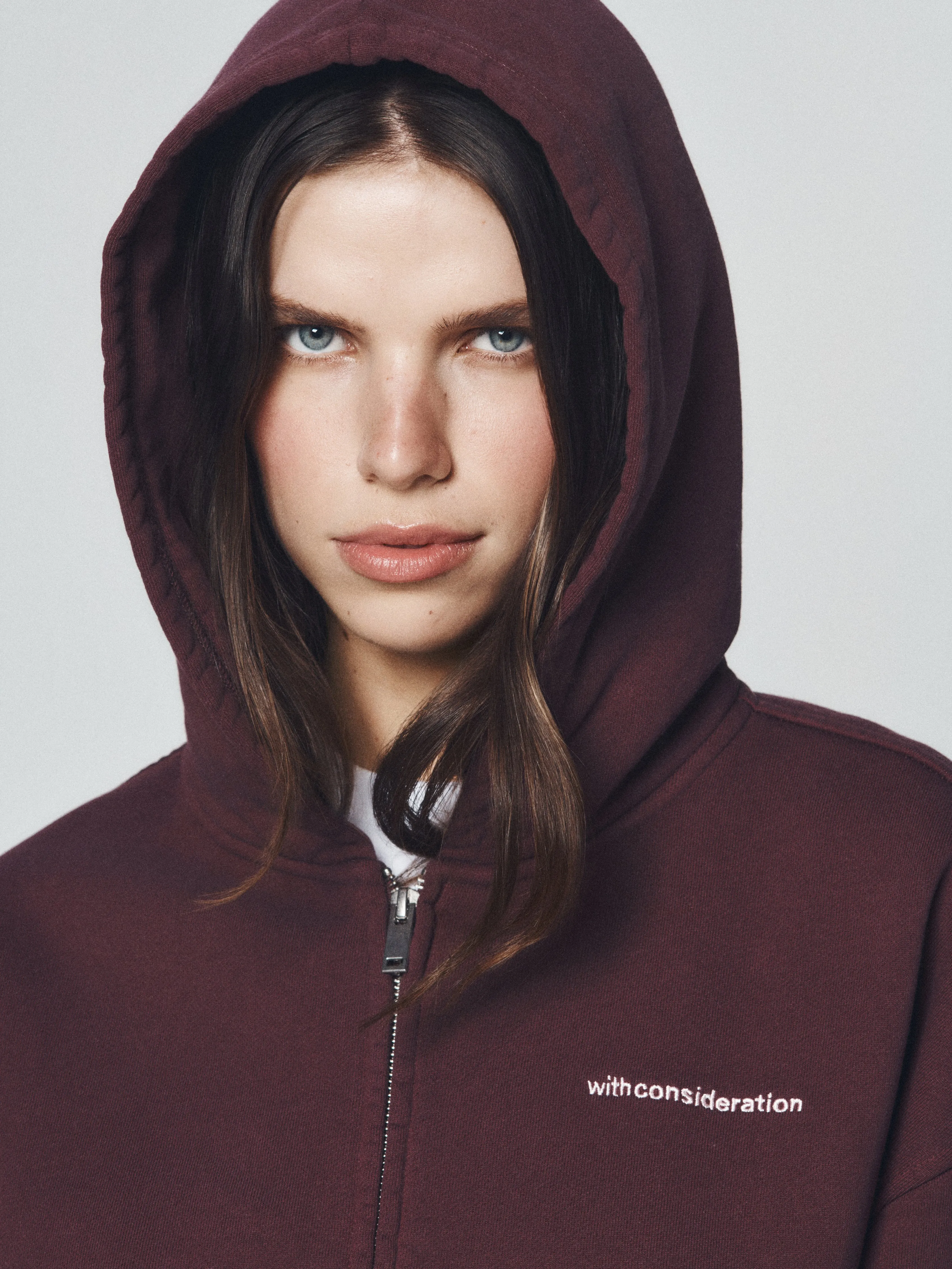 Fleece Zip Up Hoodie sold by With Consideration product image thumbnail 2