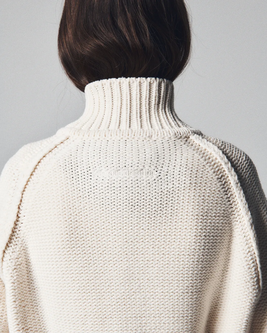 Chunky Knit Zip Up sold by With Consideration product image thumbnail 4