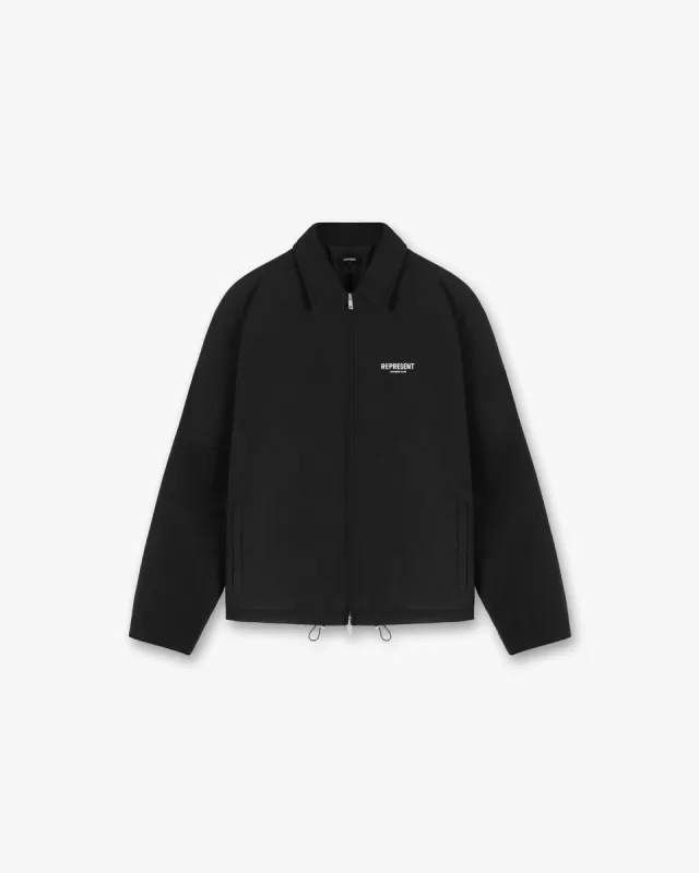 トップス Kith Double Knit Coaches Jacket Kith Double Weave Coaches Jacket - Black