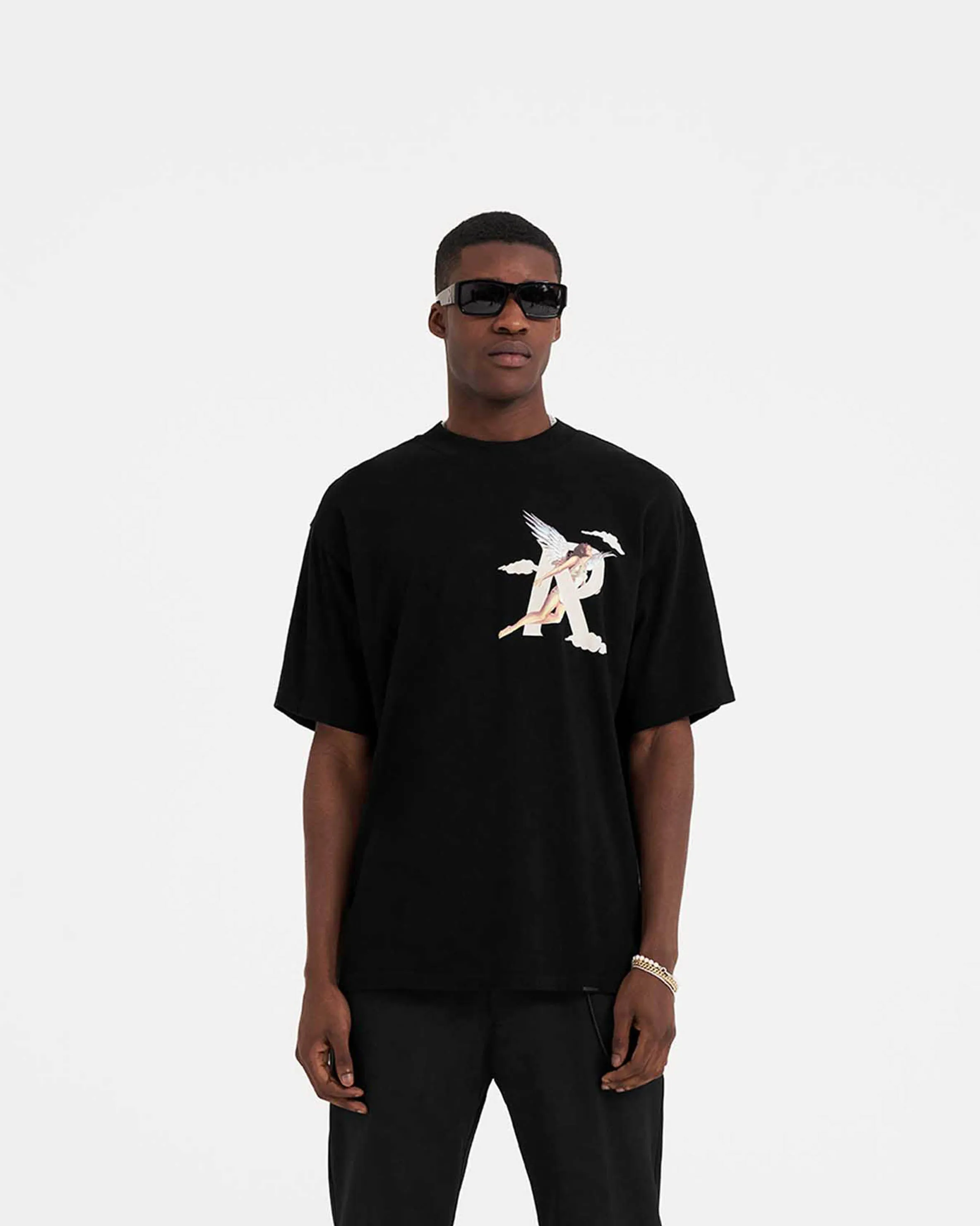 Storms In Heaven T-Shirt - Black sold by Represent product image thumbnail 3