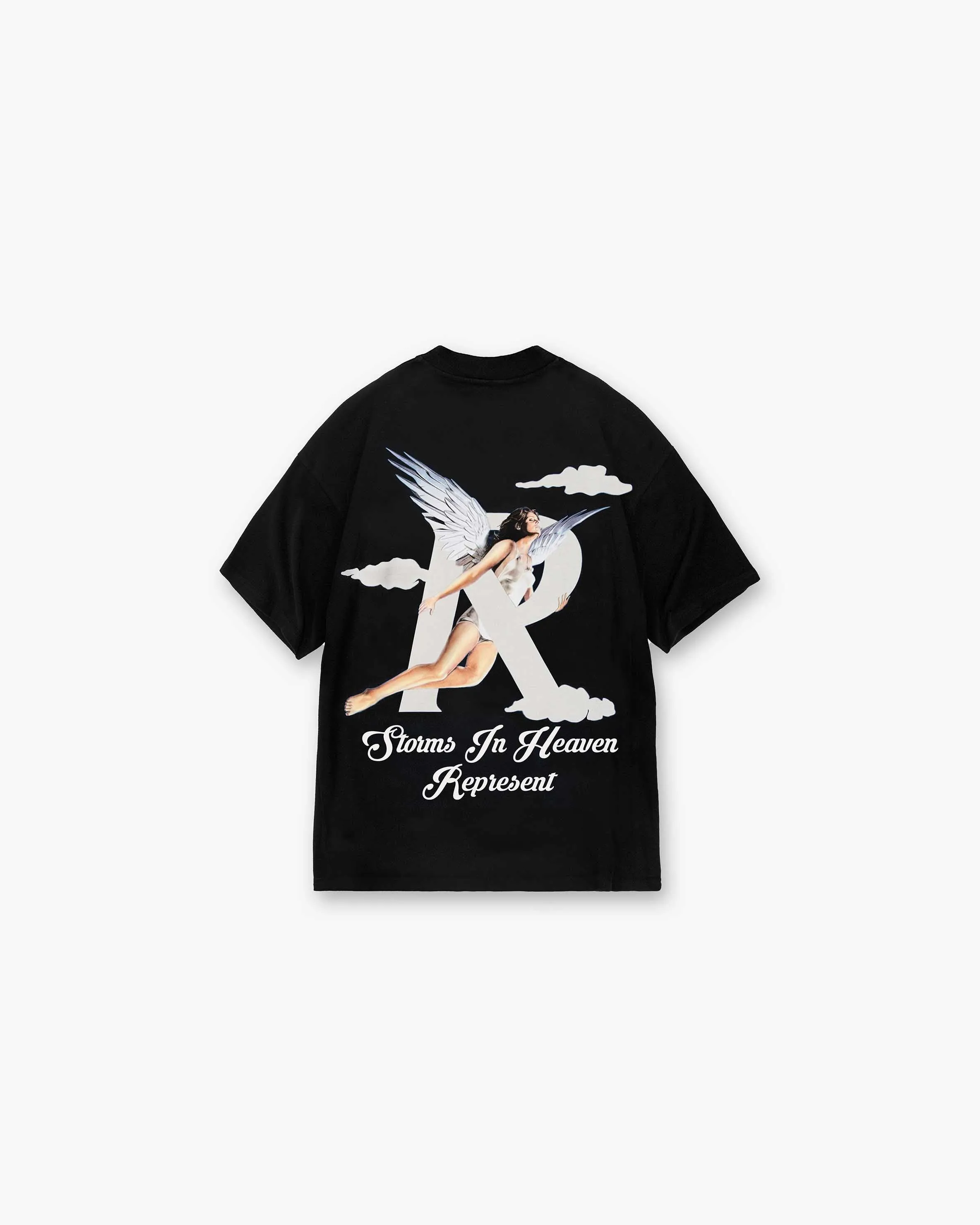 Storms In Heaven T-Shirt - Black sold by Represent product image thumbnail 2
