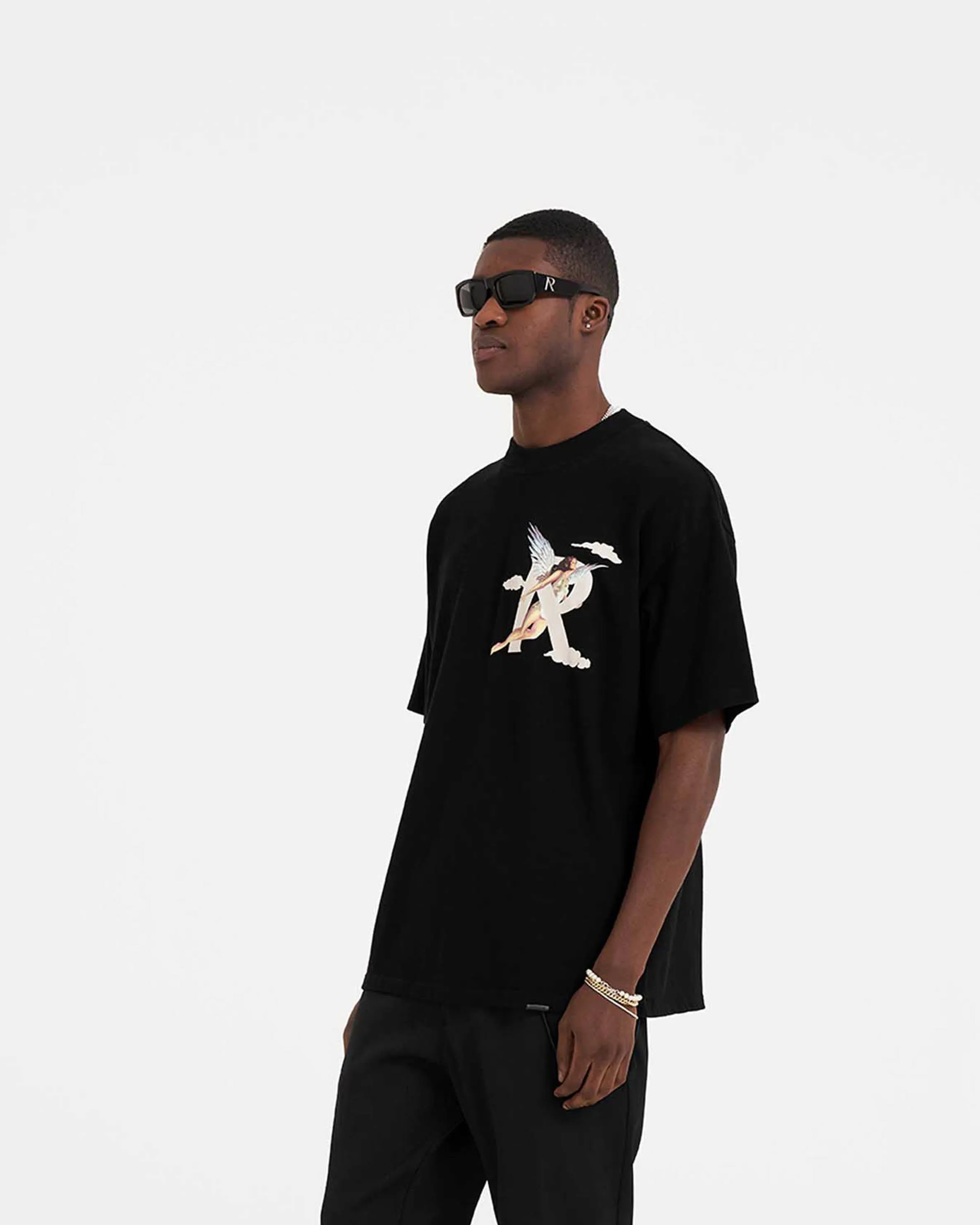 Storms In Heaven T-Shirt - Black sold by Represent product image thumbnail 5