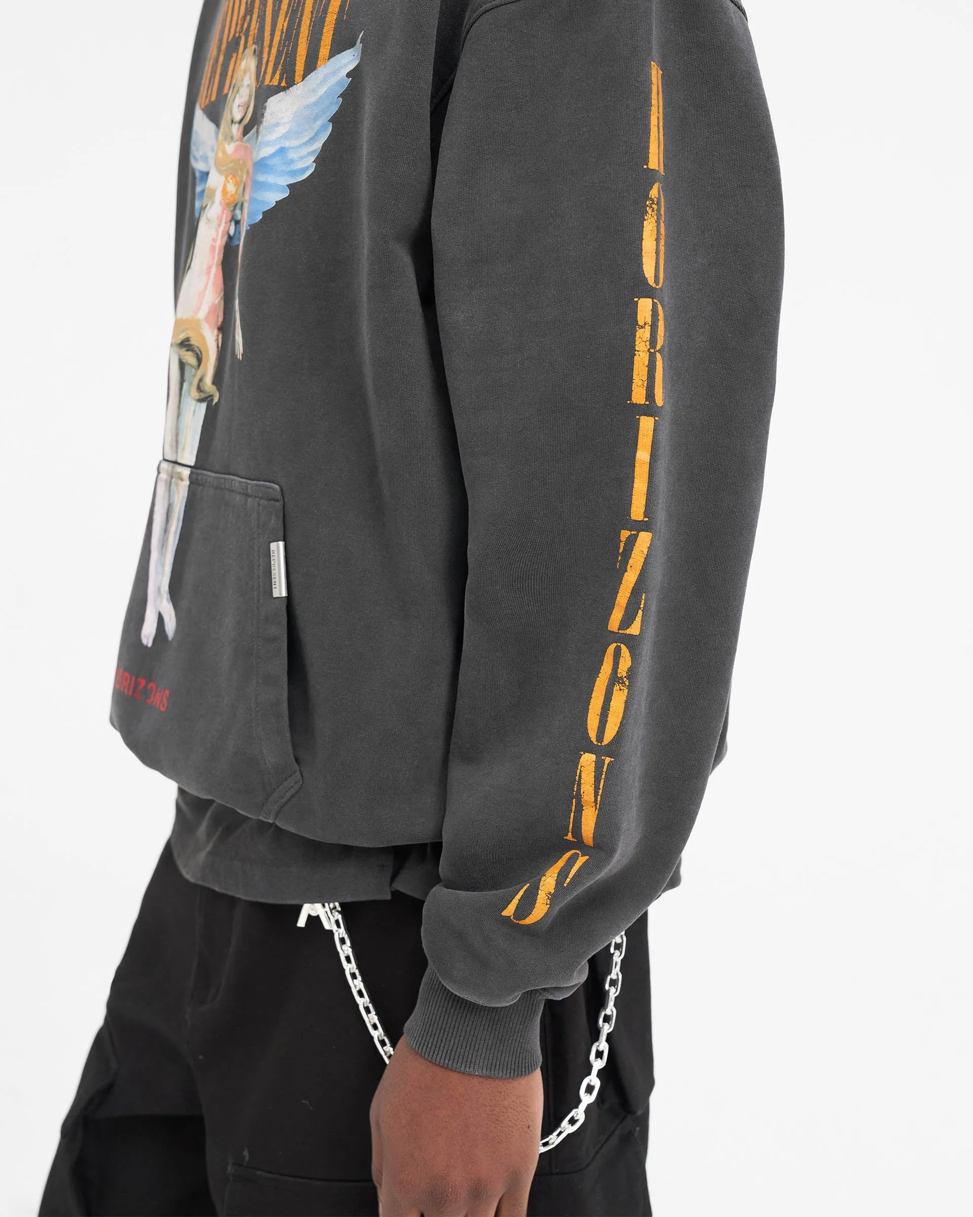 Reborn Hoodie - Aged Black sold by Represent product image thumbnail 5