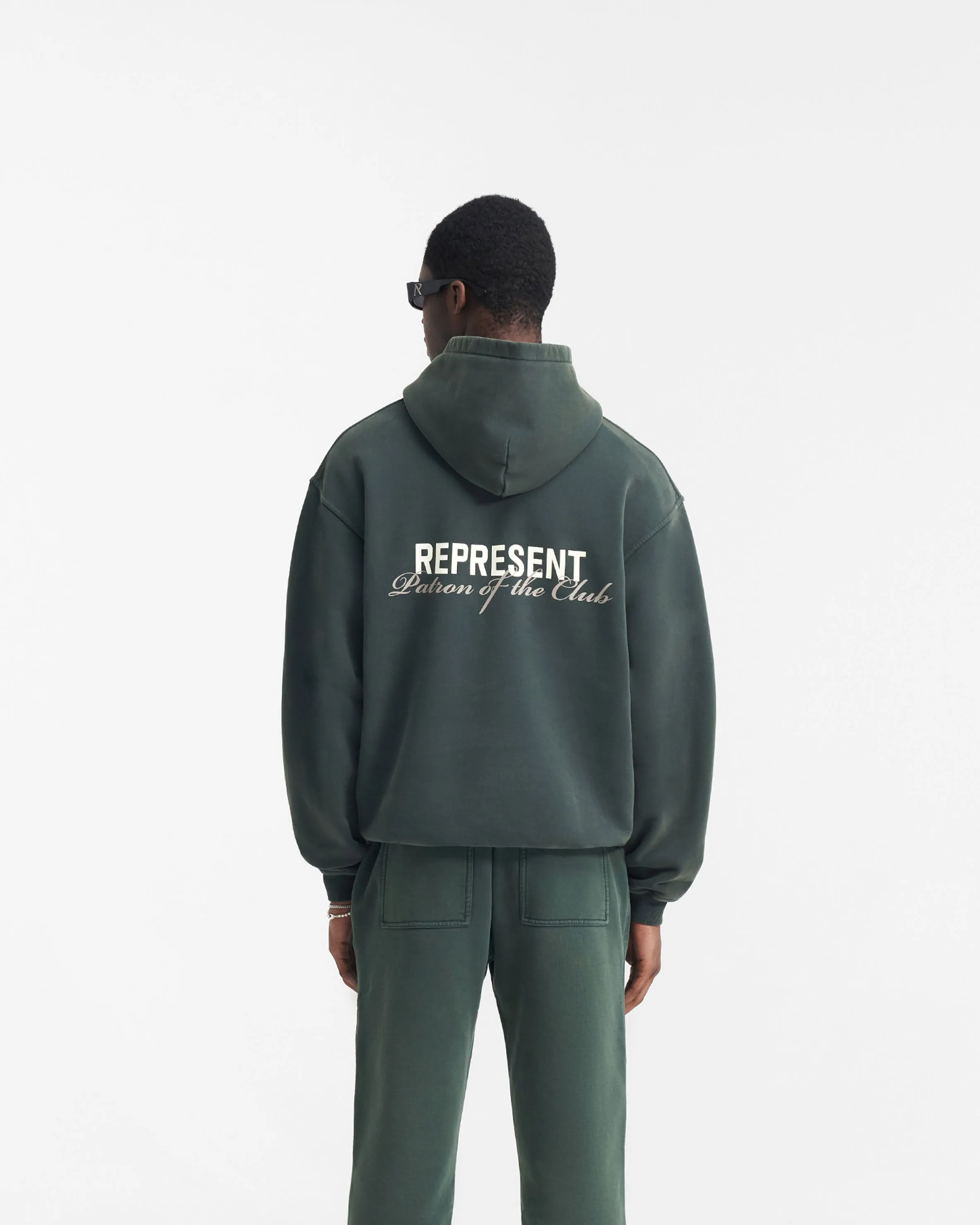Patron Of The Club Hoodie - Forest Green sold by Represent product image thumbnail 5