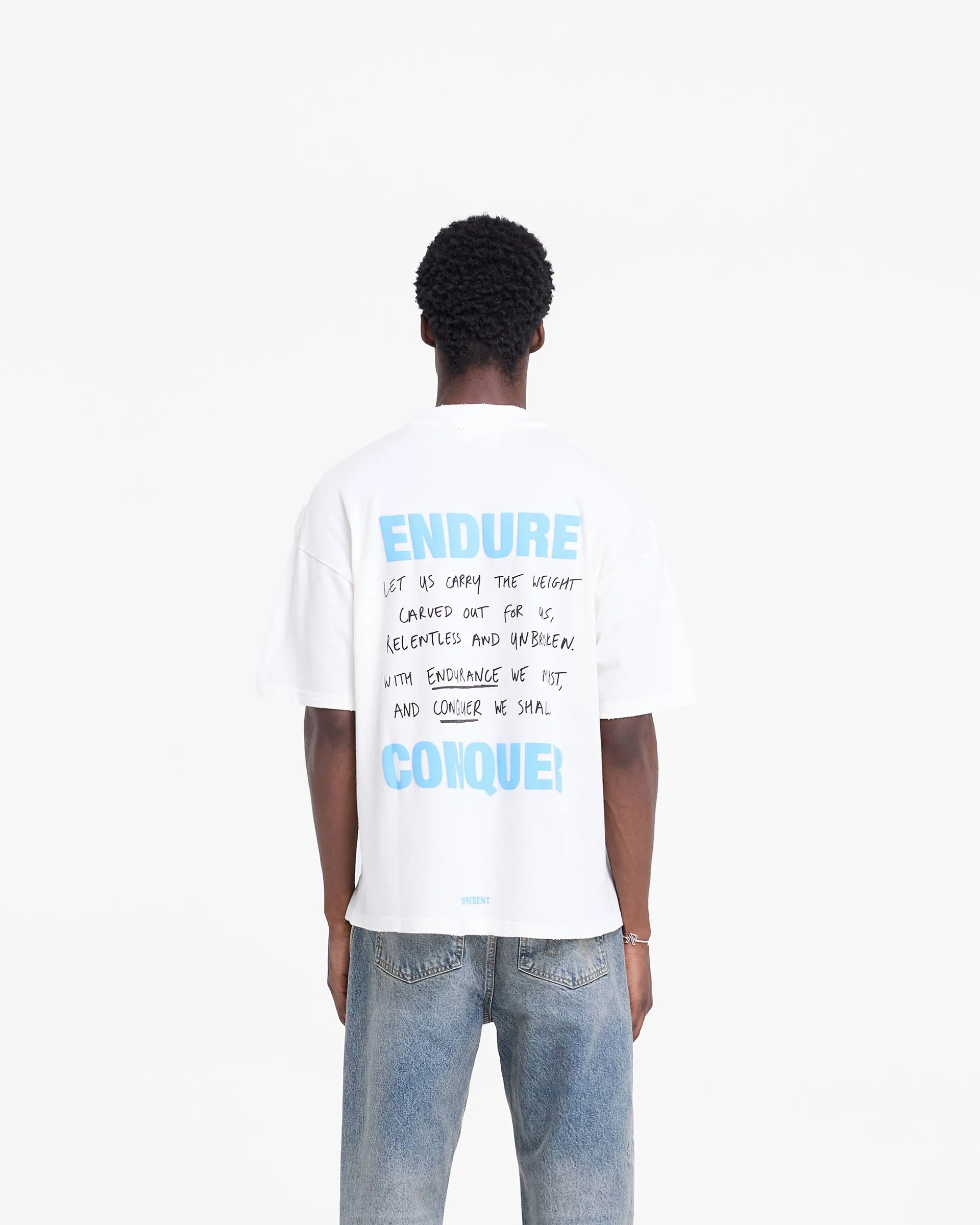 Atlas T-Shirt - Flat White sold by Represent product image thumbnail 5