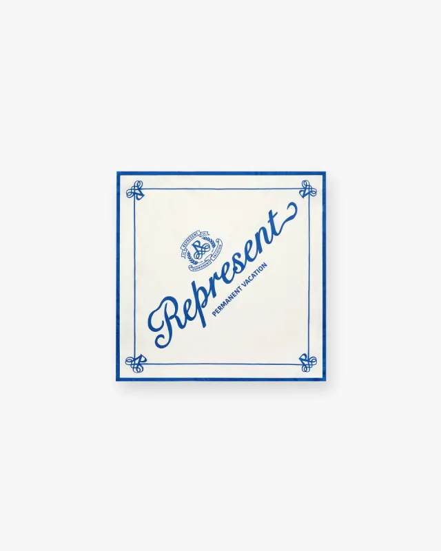 Permanent Vacation Silk Bandana - Antique White sold by Represent