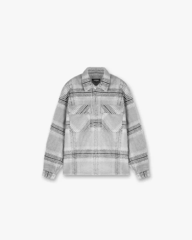 Represent Flannel Shirt - Grey Check sold by Represent
