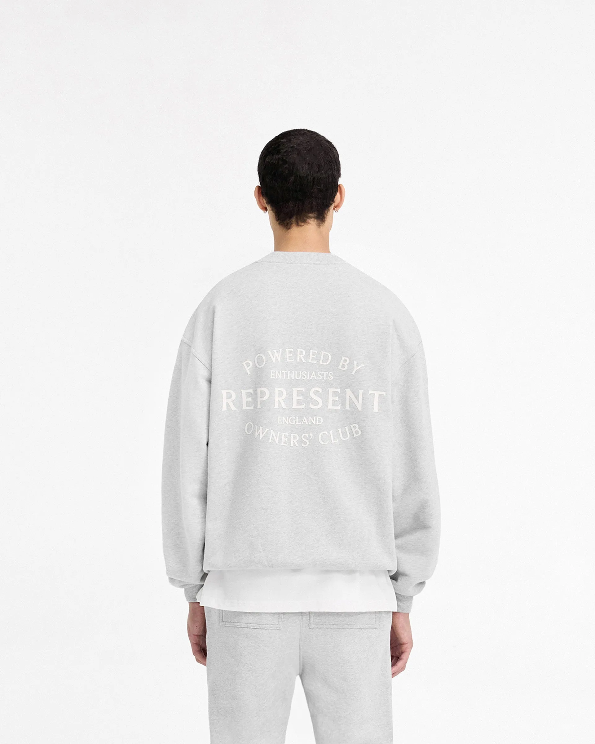 Represent Owners Club Stamp Sweater - Ash Grey sold by Represent product image thumbnail 5