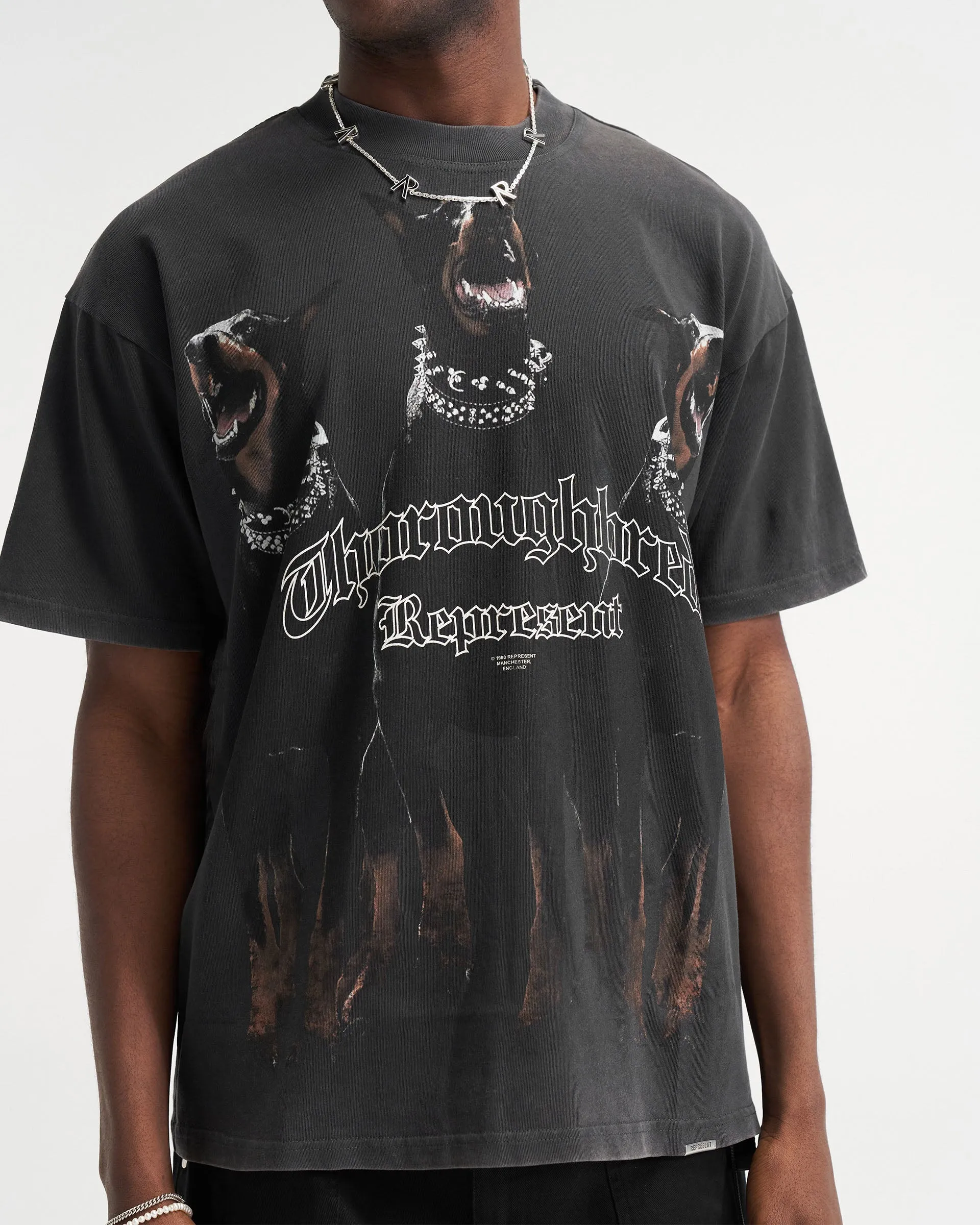 Thoroughbred T-Shirt - Vintage Black sold by Represent product image thumbnail 2