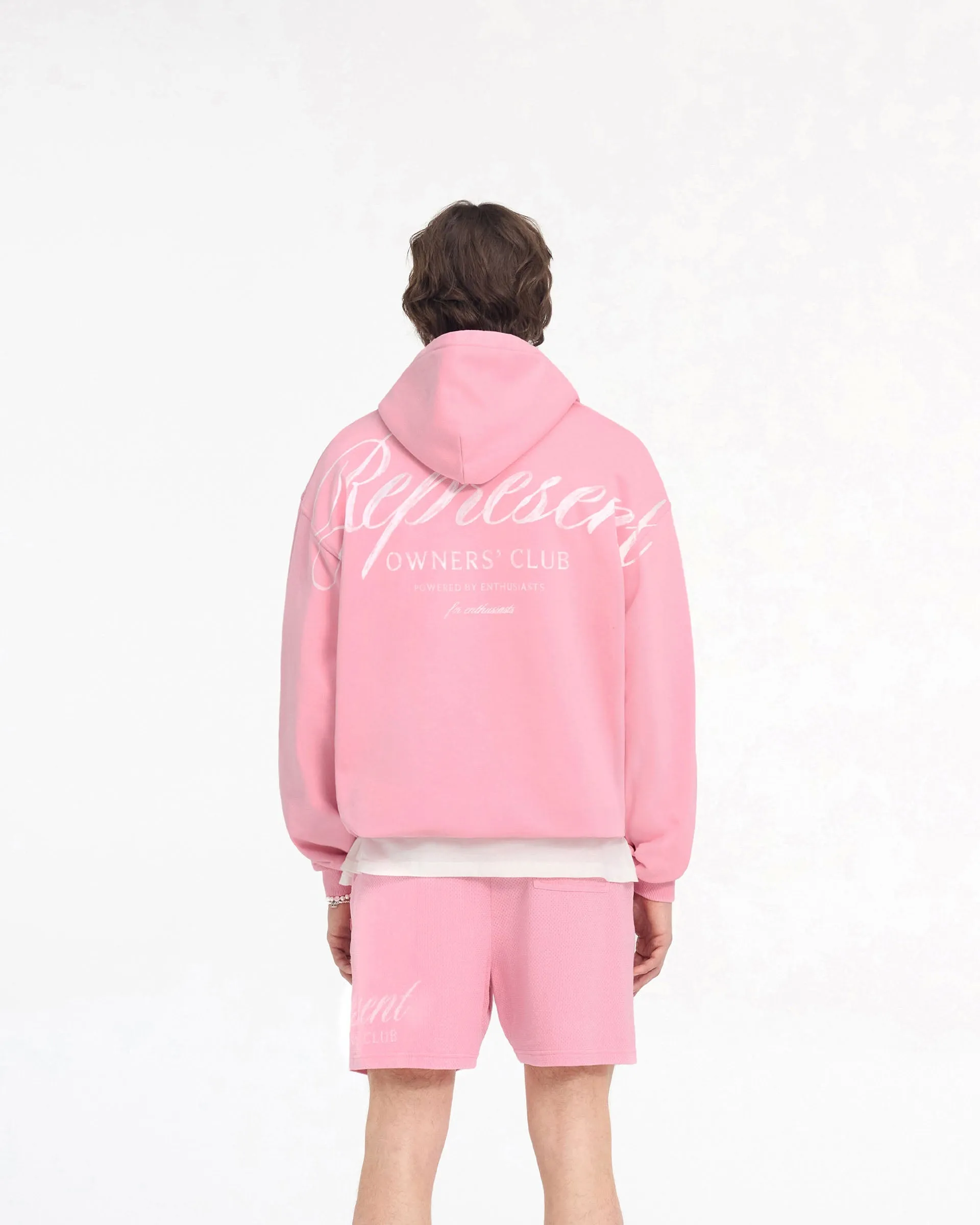 Represent Owners Club Script Hoodie - Pink sold by Represent product image thumbnail 5