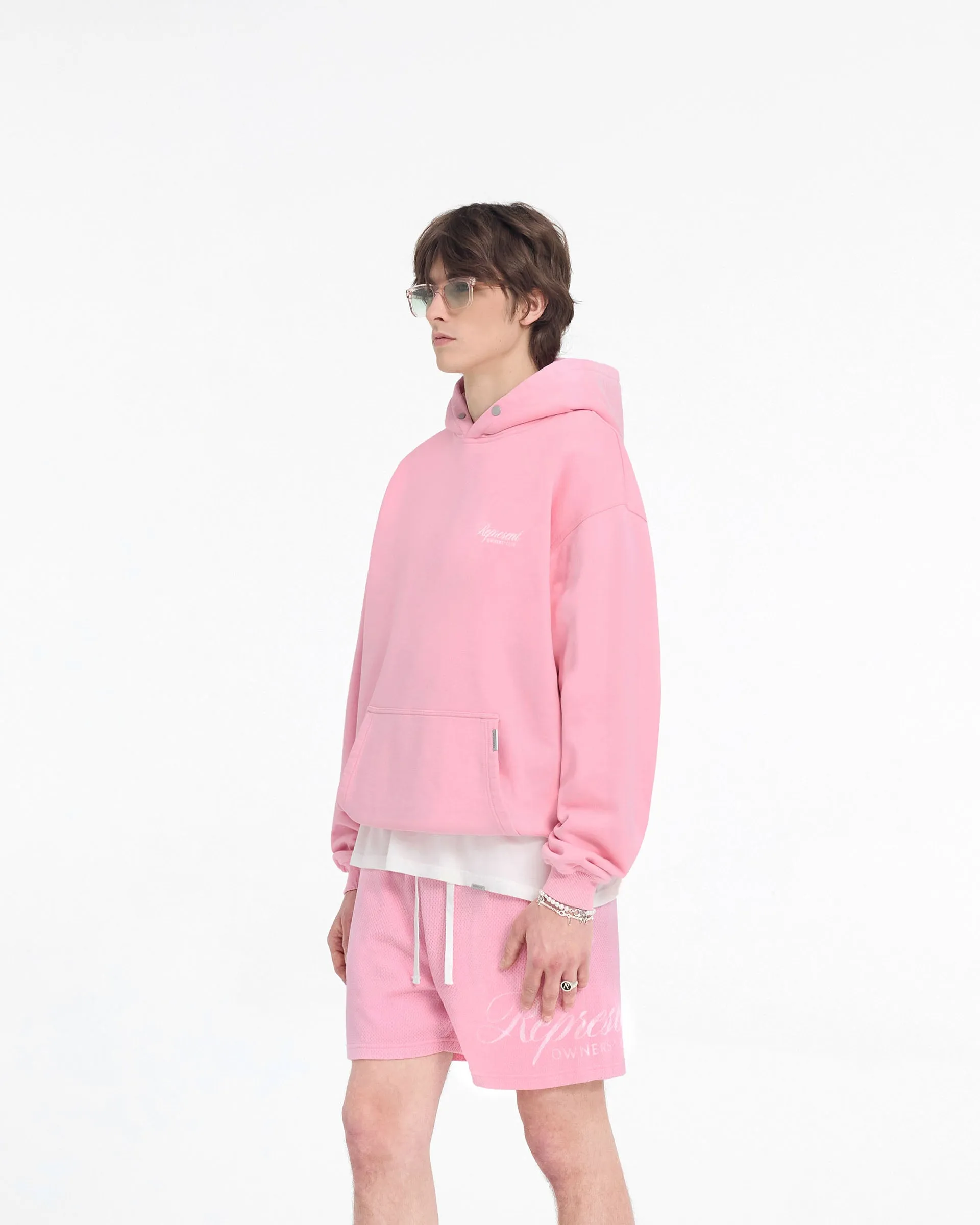 Represent Owners Club Script Hoodie - Pink sold by Represent product image thumbnail 4