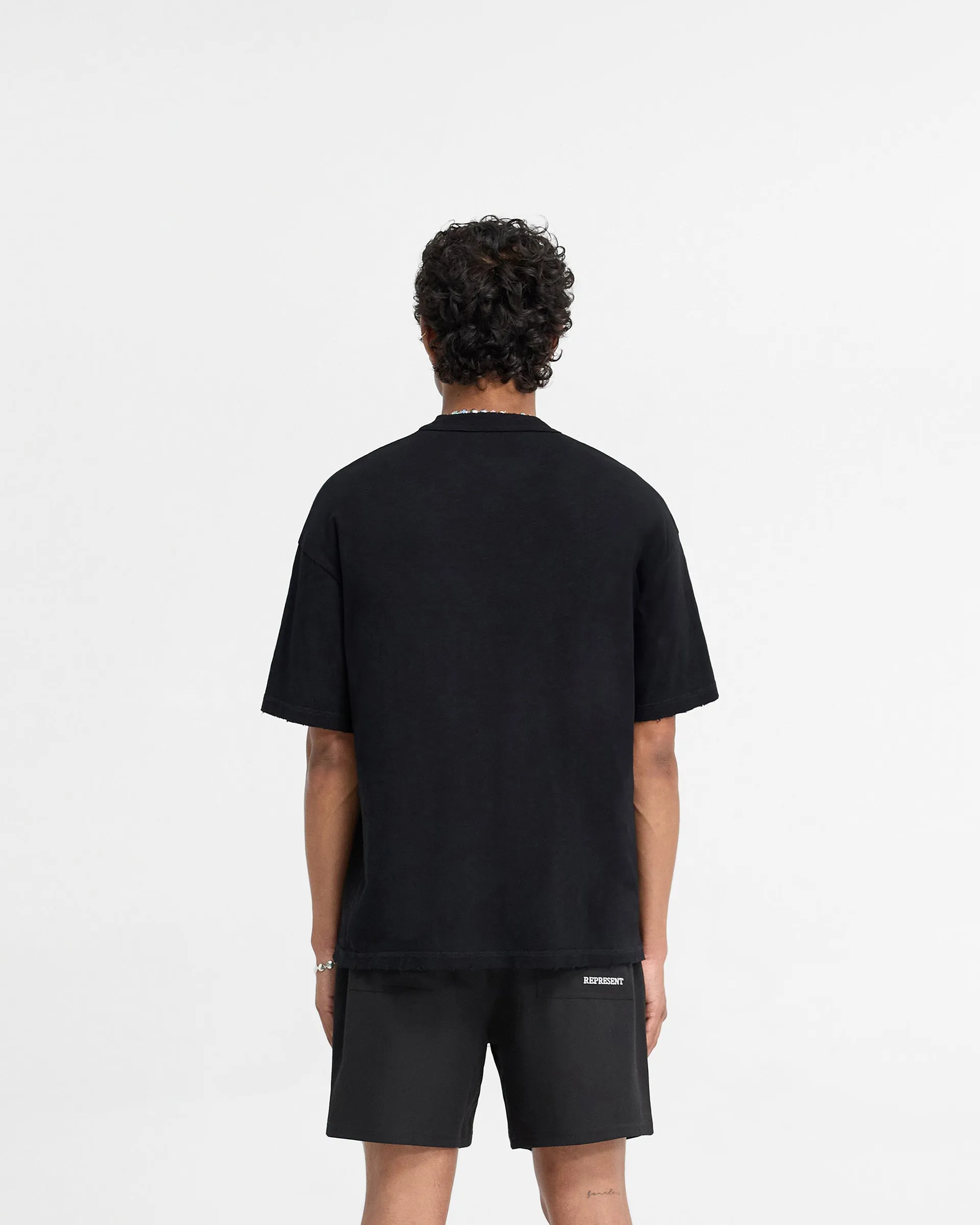 Slub T-Shirt - Jet Black sold by Represent product image thumbnail 4