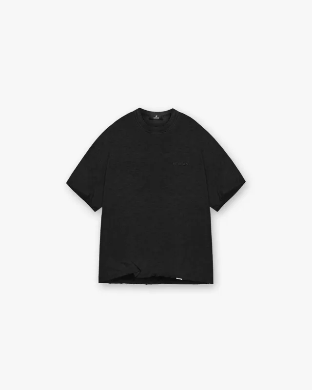 Slub T-Shirt - Jet Black sold by Represent
