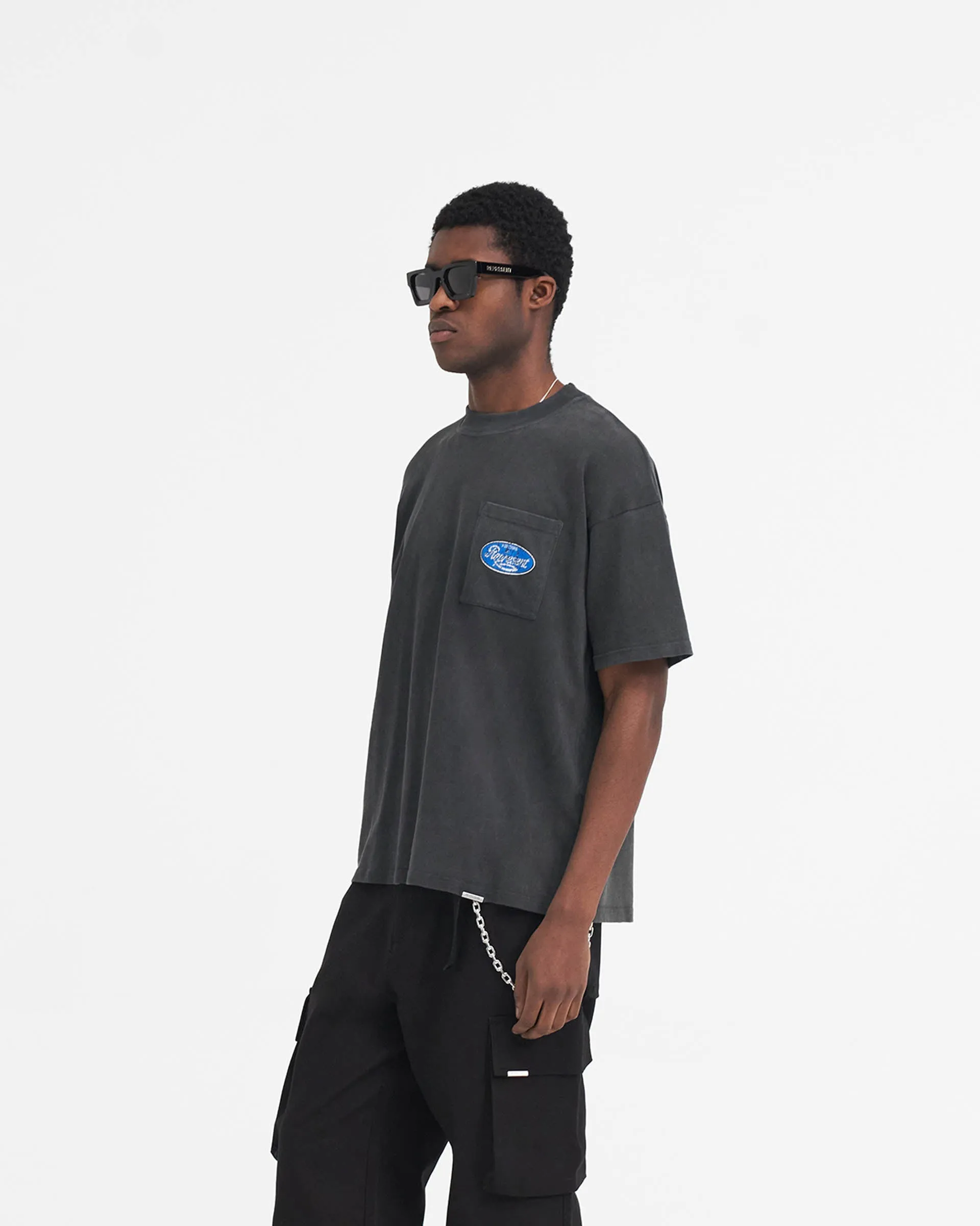 Classic Parts T-Shirt - Aged Black sold by Represent product image thumbnail 4