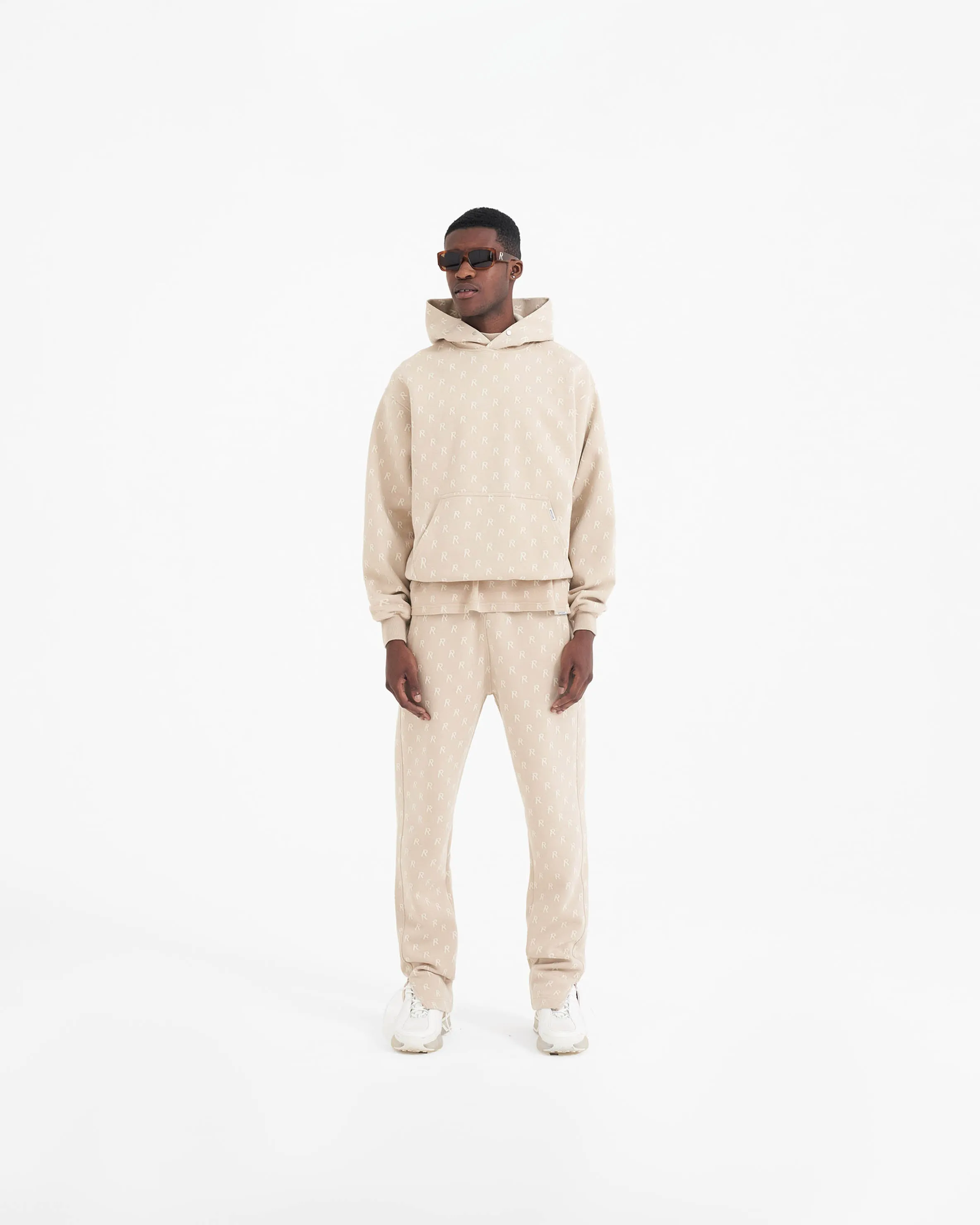 Intarsia Initial Sweatpant - Wheat sold by Represent product image thumbnail 4