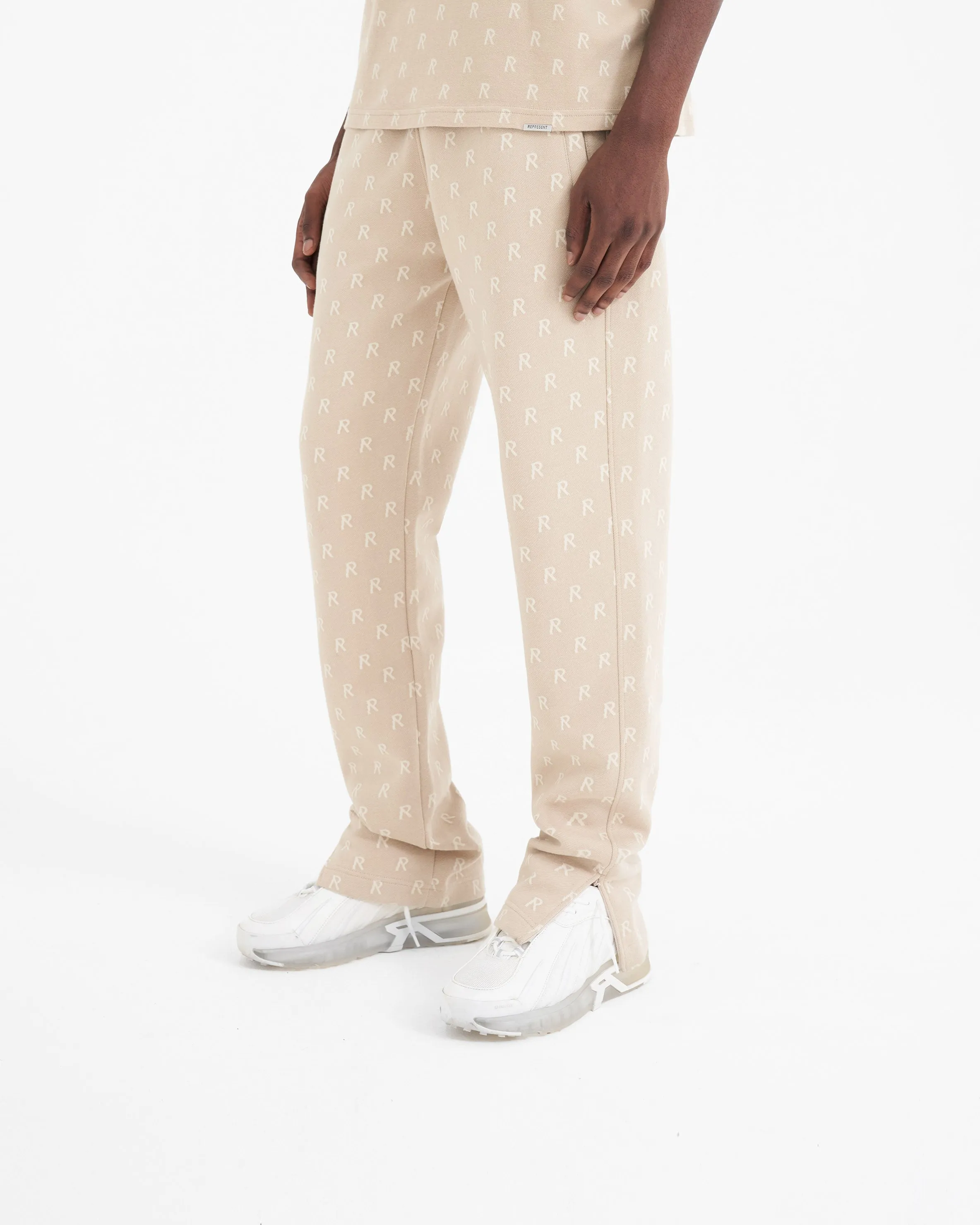 Intarsia Initial Sweatpant - Wheat sold by Represent product image thumbnail 3