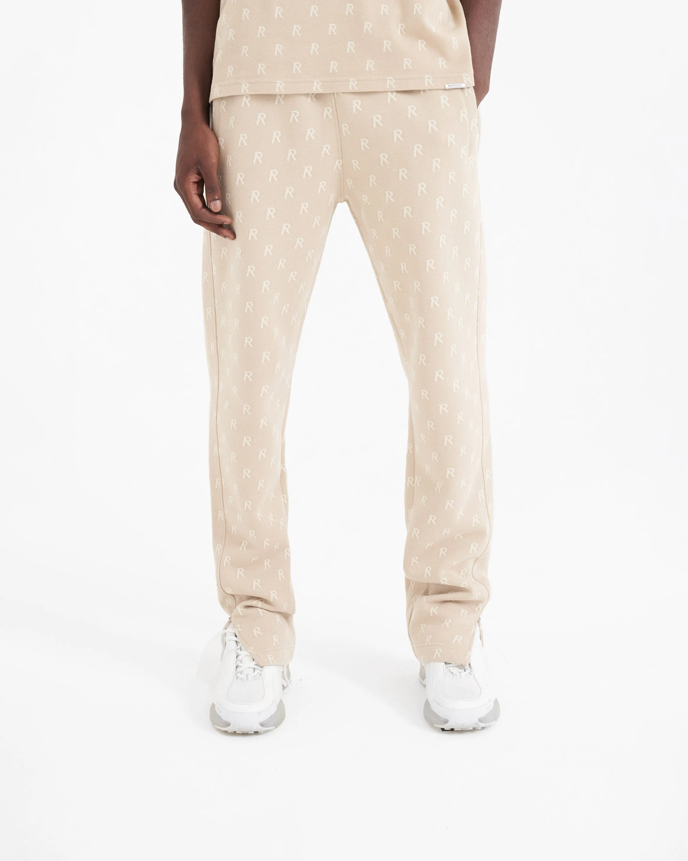 Intarsia Initial Sweatpant - Wheat sold by Represent product image thumbnail 2