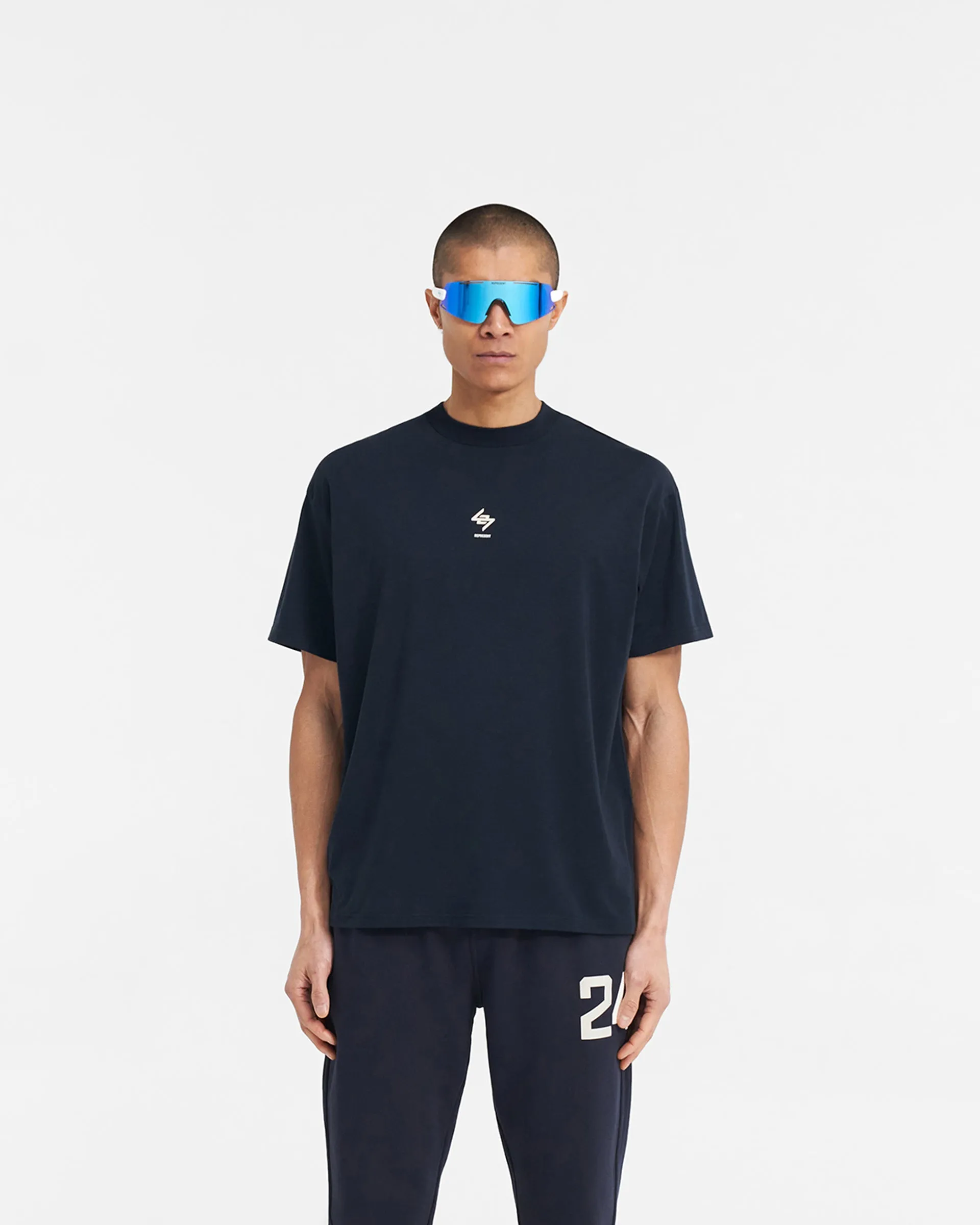 247 Oversized T-Shirt - Navy sold by Represent product image thumbnail 3