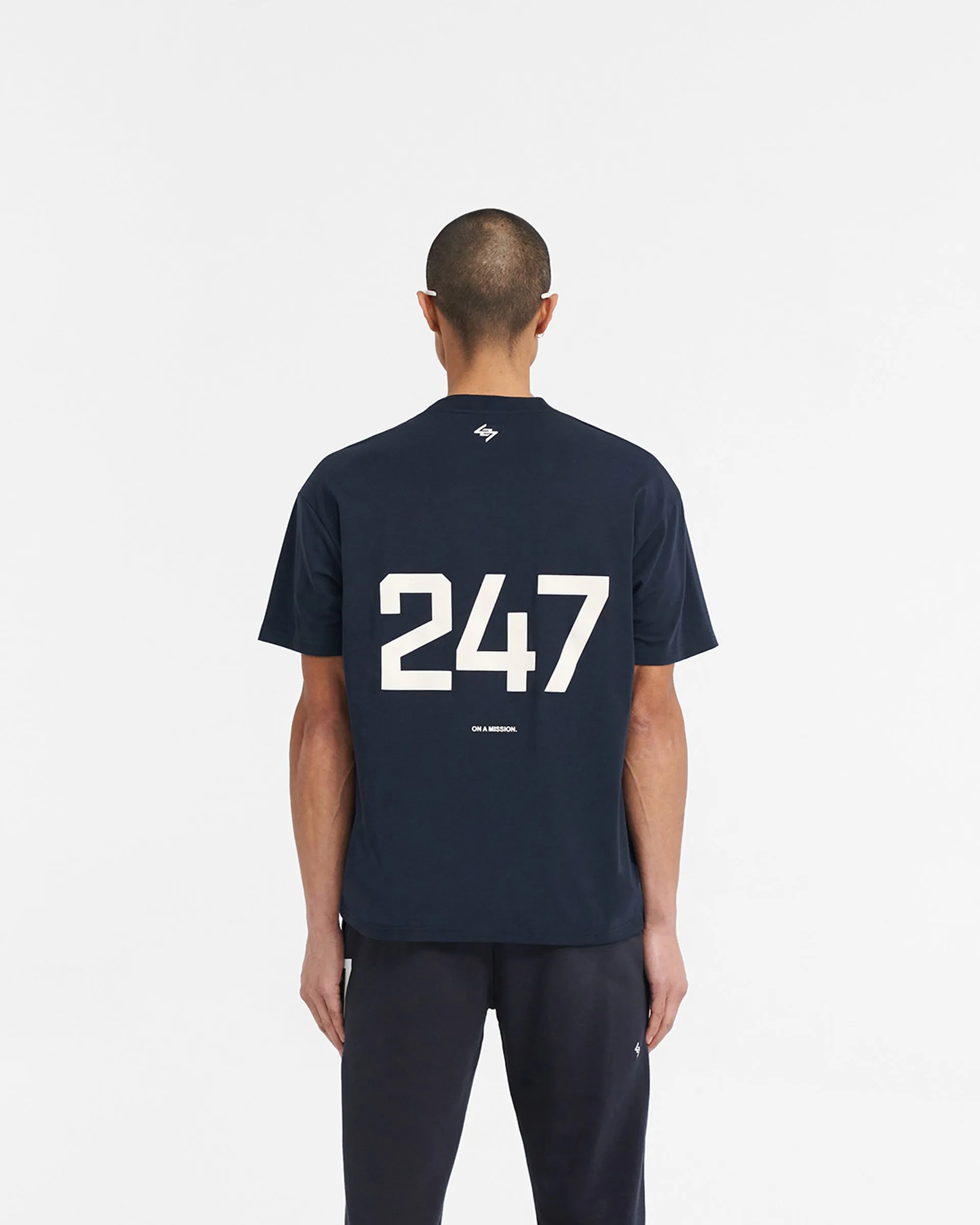247 Oversized T-Shirt - Navy sold by Represent product image thumbnail 4