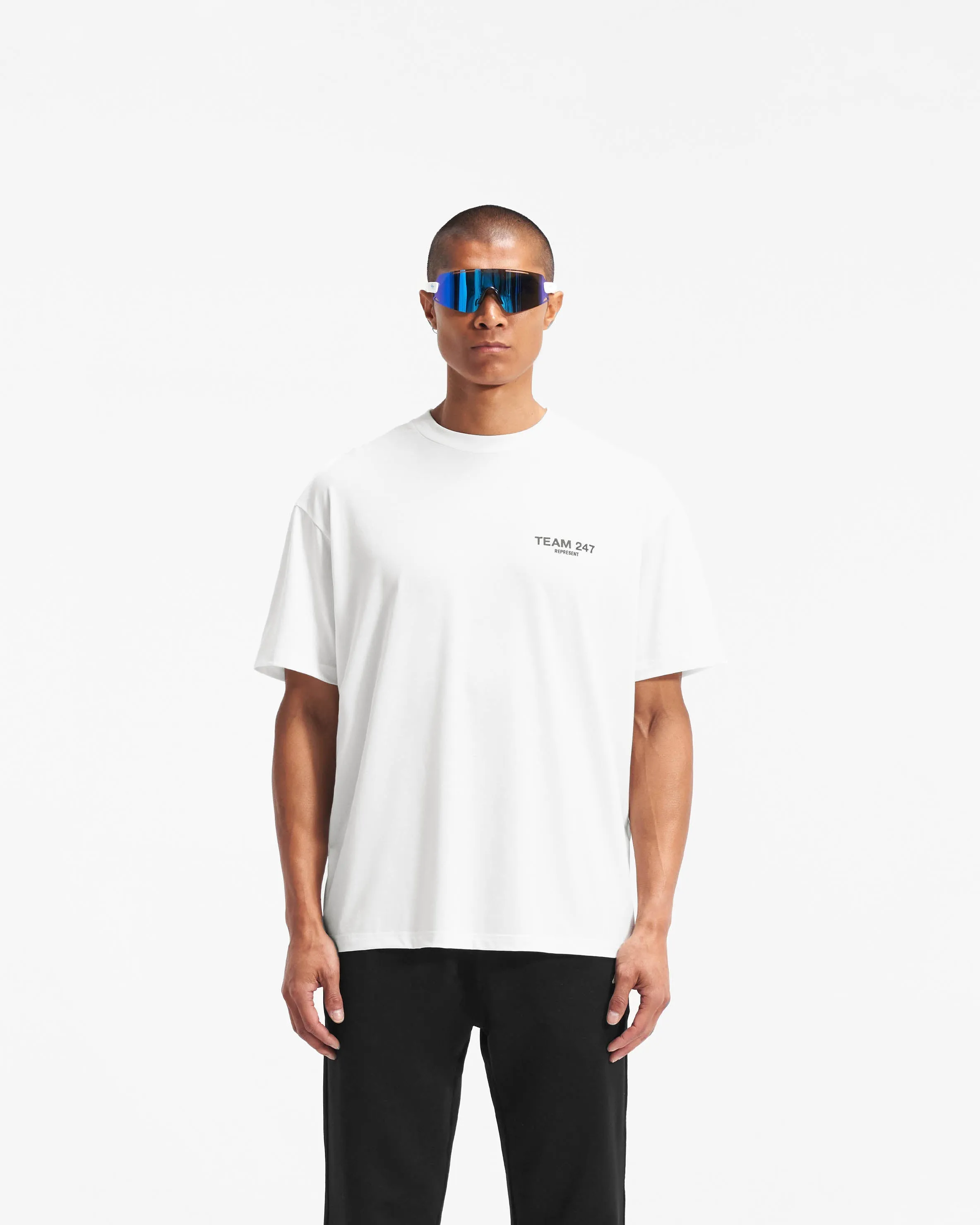 Team 247 Oversized T-Shirt - Flat White sold by Represent product image thumbnail 3
