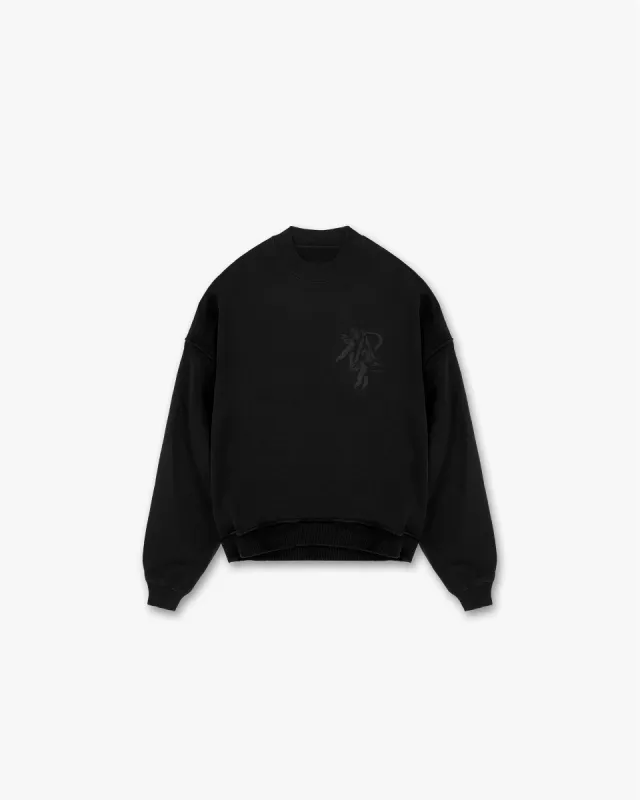 Cherub Initial Sweater - Jet Black sold by Represent