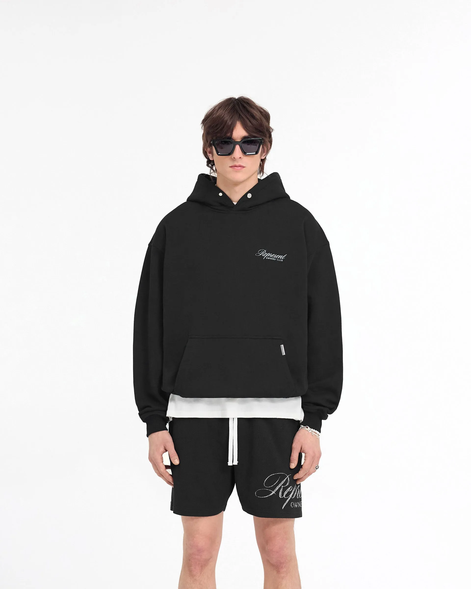 Represent Owners Club Script Hoodie - Black sold by Represent product image thumbnail 3