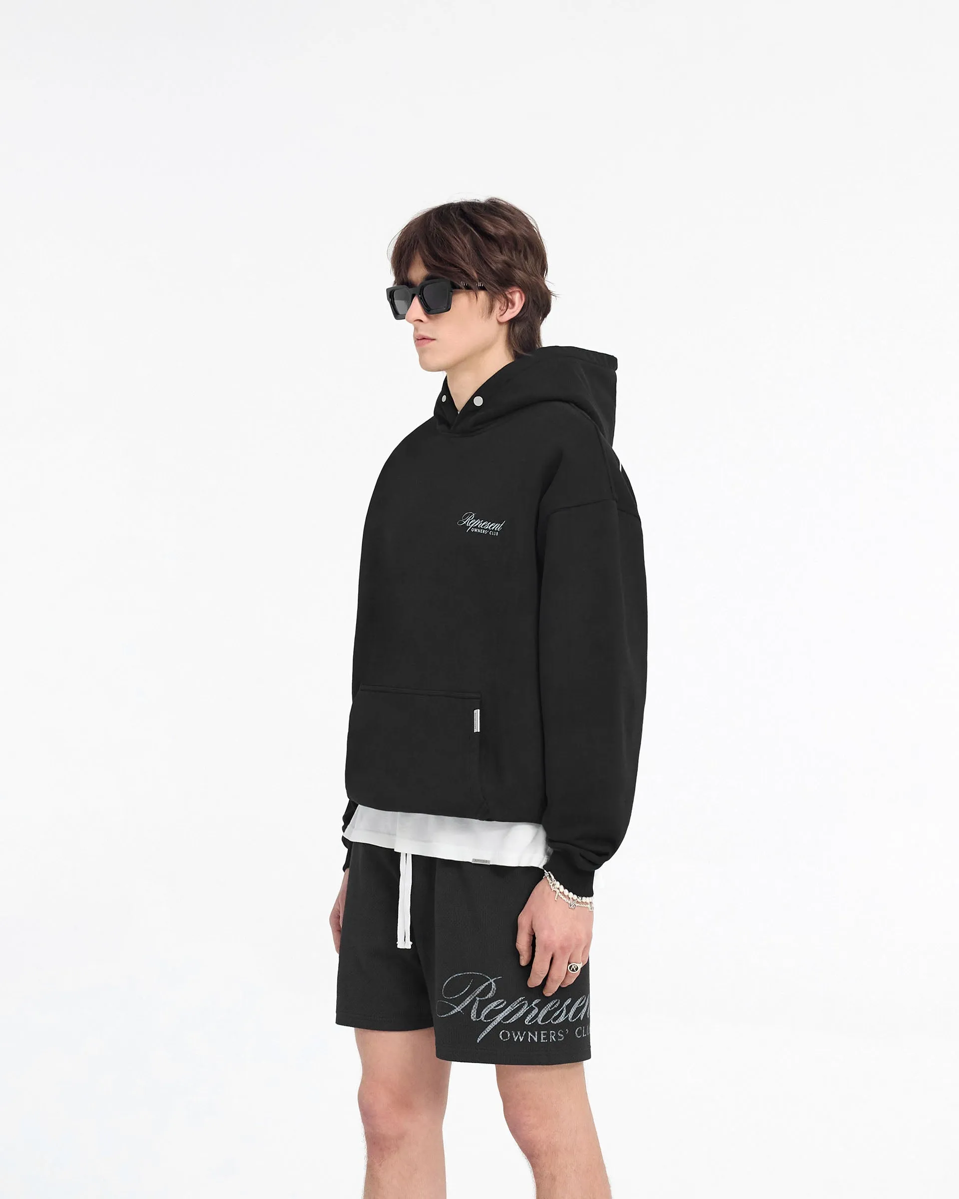 Represent Owners Club Script Hoodie - Black sold by Represent product image thumbnail 4