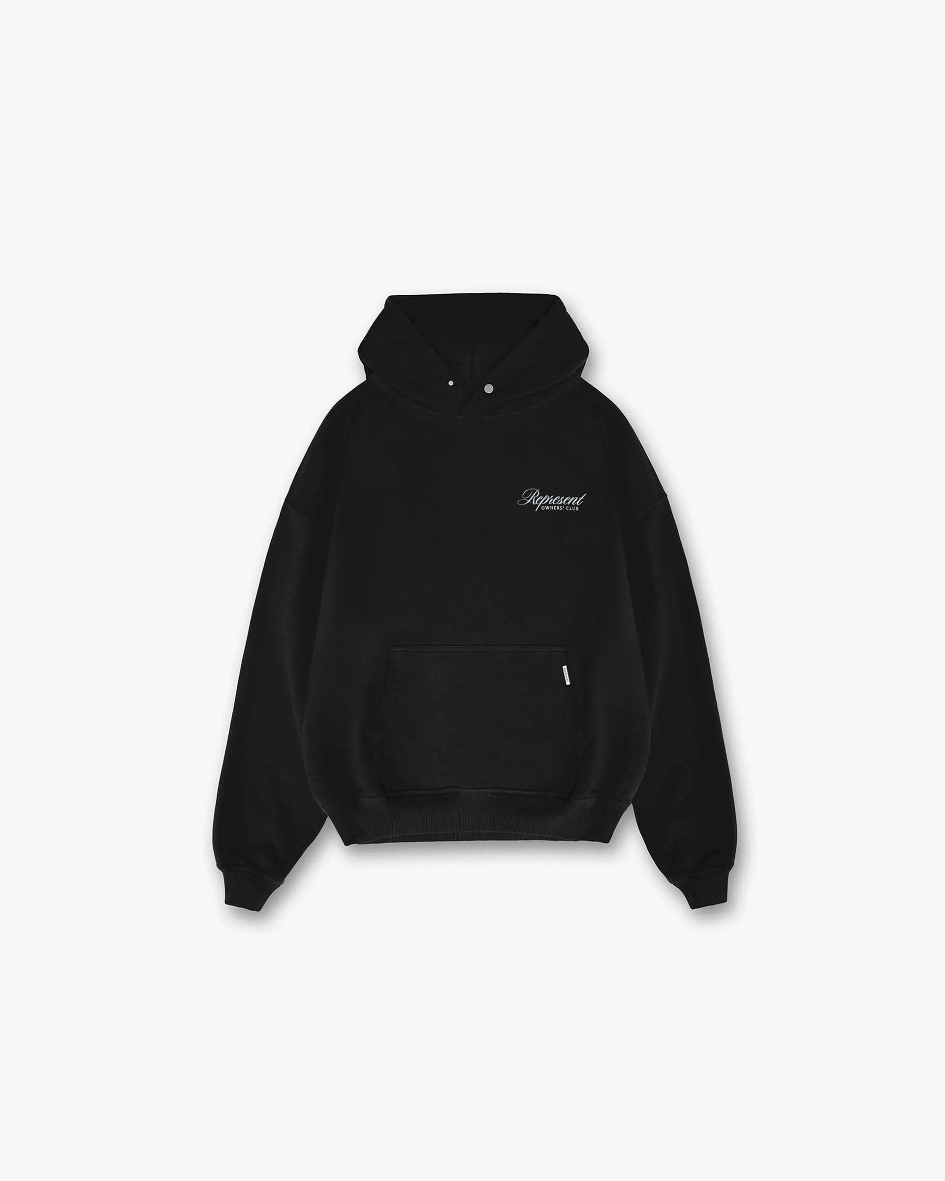 Represent Owners Club Script Hoodie - Black sold by Represent