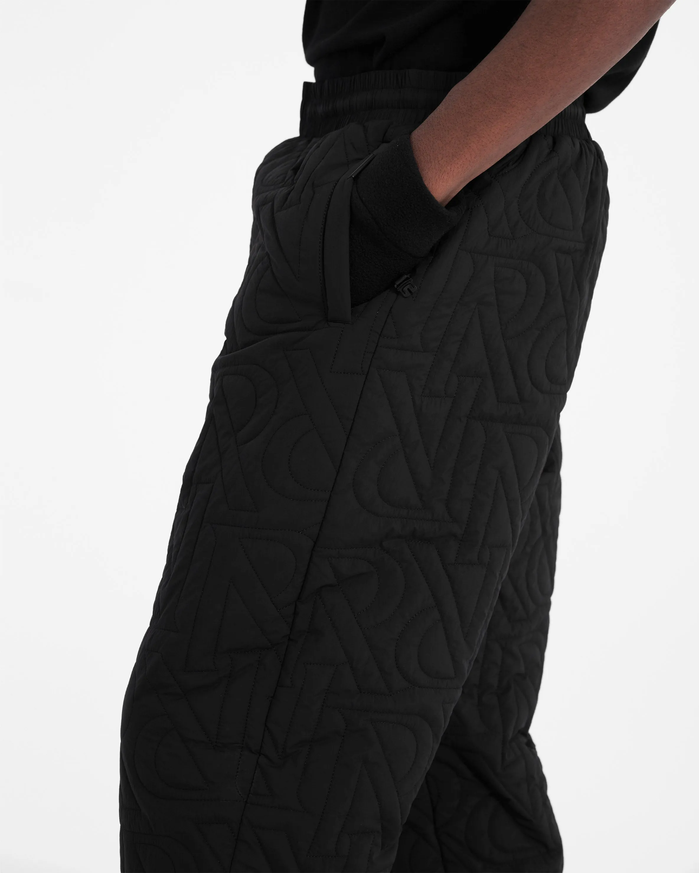 Initial Down Trackpant - Black sold by Represent product image thumbnail 3