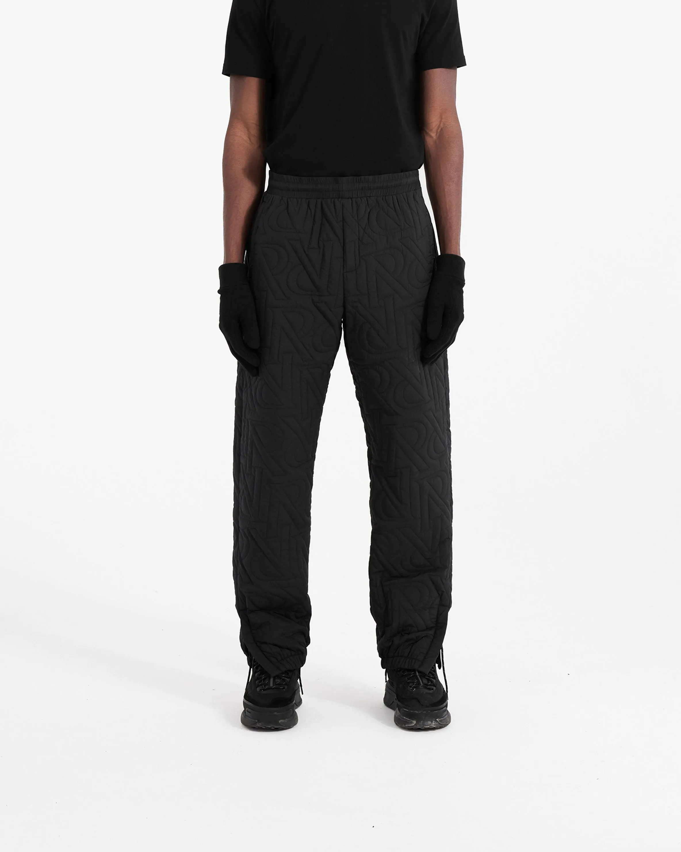 Initial Down Trackpant - Black sold by Represent product image thumbnail 2